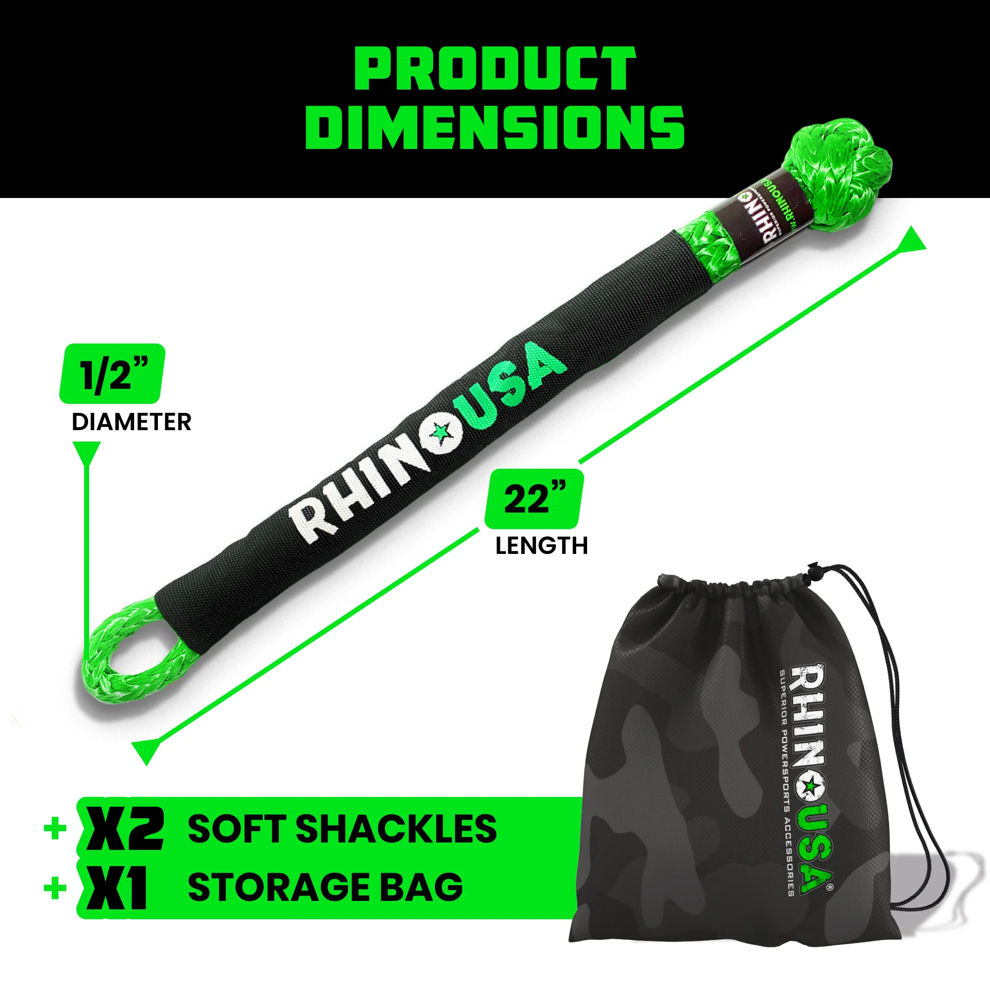 1/2" Synthetic Soft Shackles - Image 103