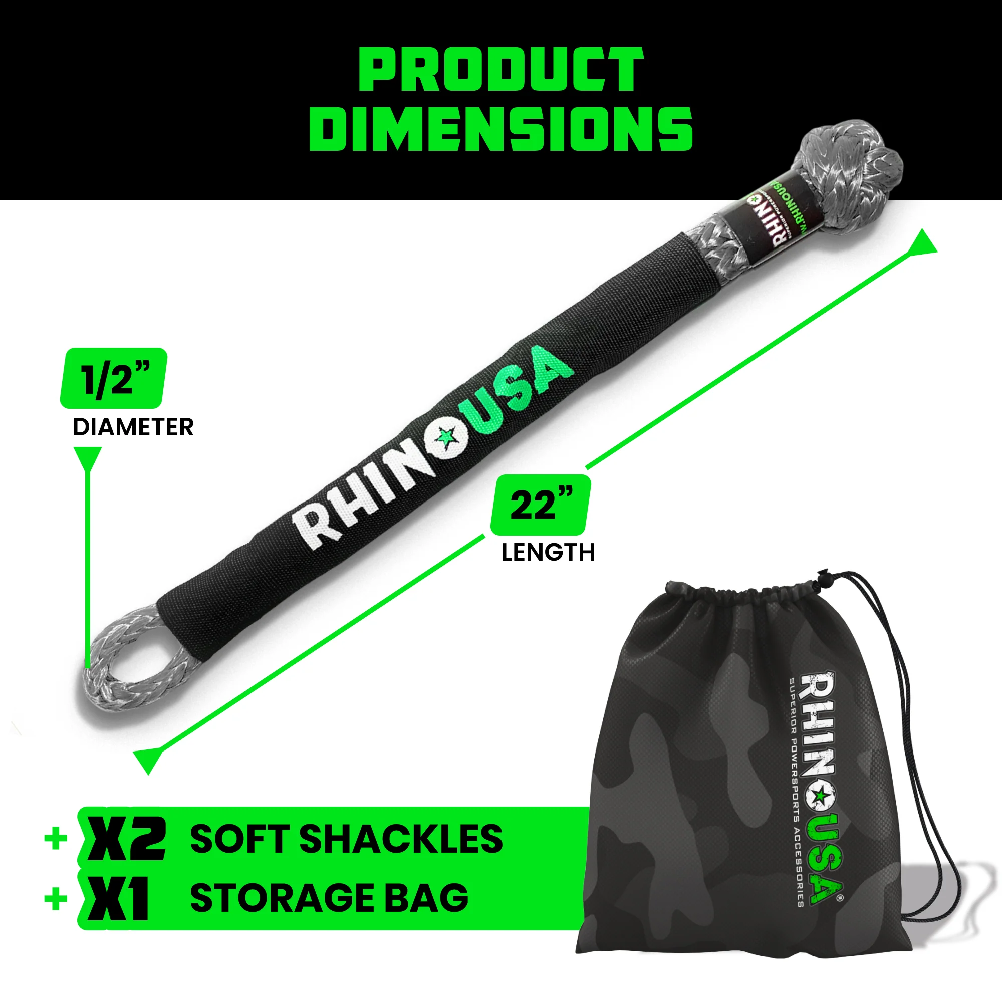 1/2" Synthetic Soft Shackles - Image 104