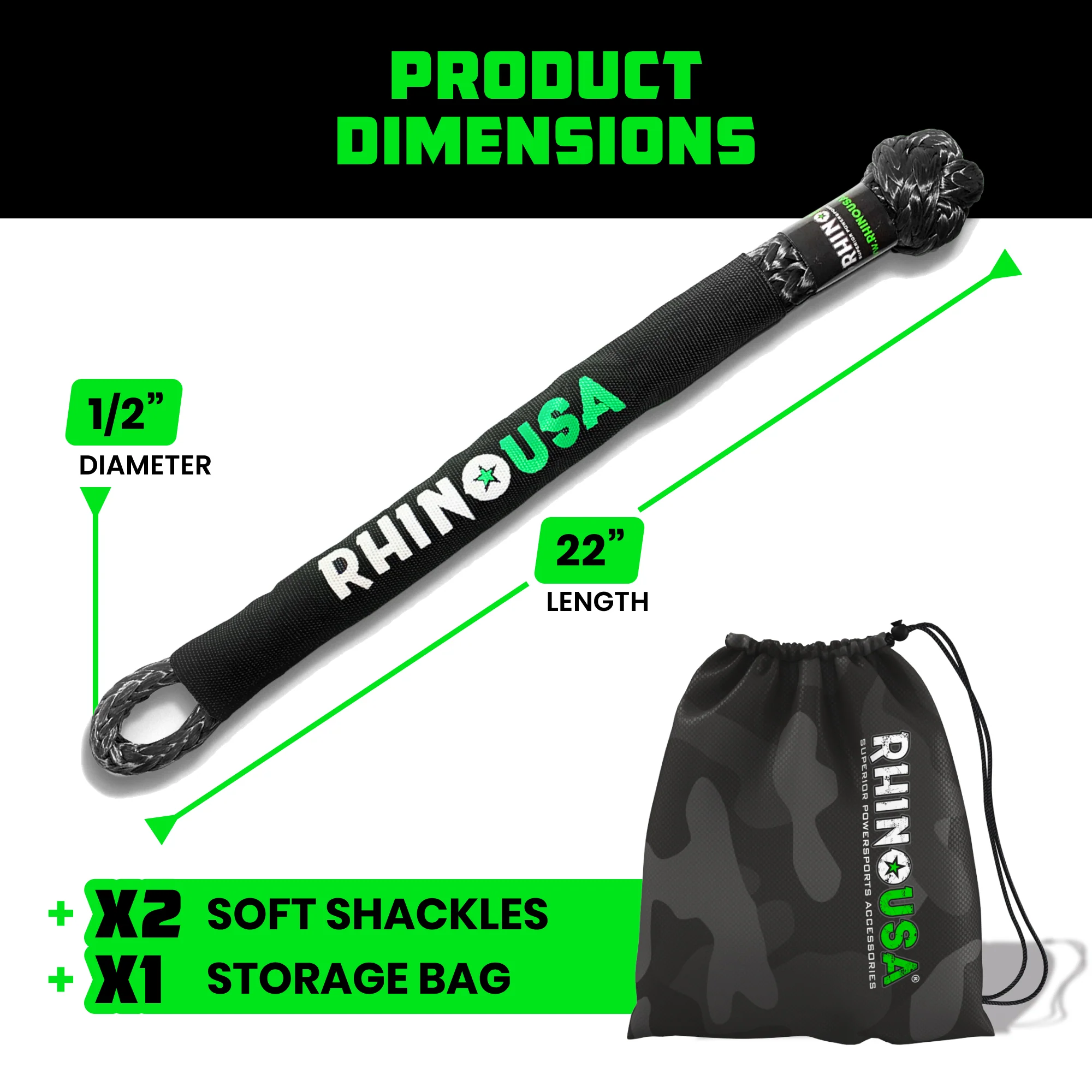 1/2" Synthetic Soft Shackles - Image 106