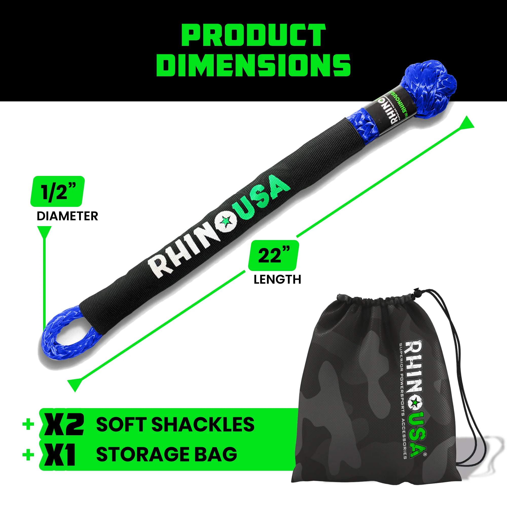 1/2" Synthetic Soft Shackles - Image 108