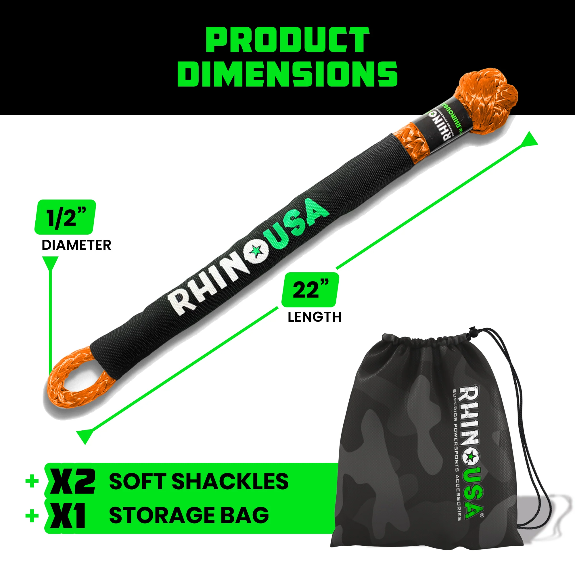 1/2" Synthetic Soft Shackles - Image 110