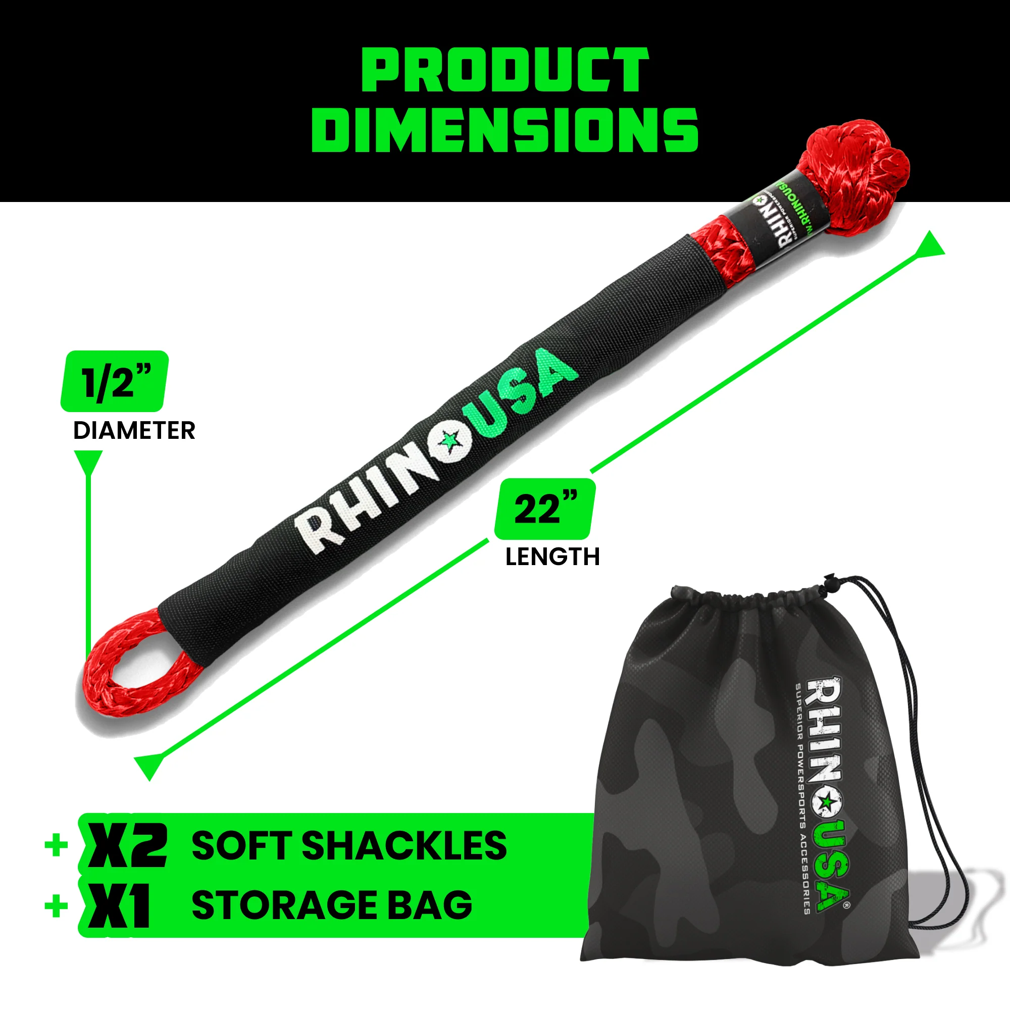 1/2" Synthetic Soft Shackles - Image 112