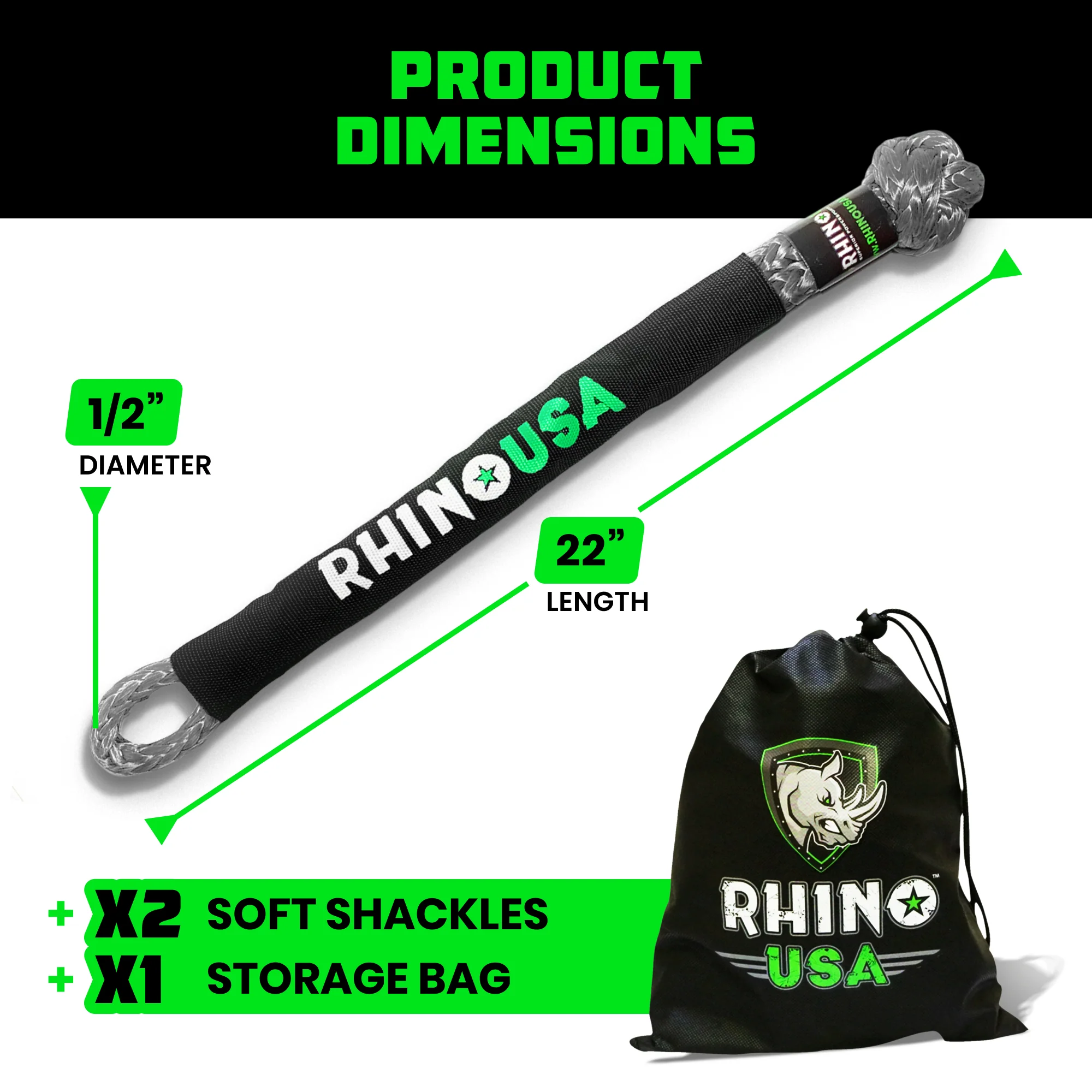 1/2" Synthetic Soft Shackles - Image 16