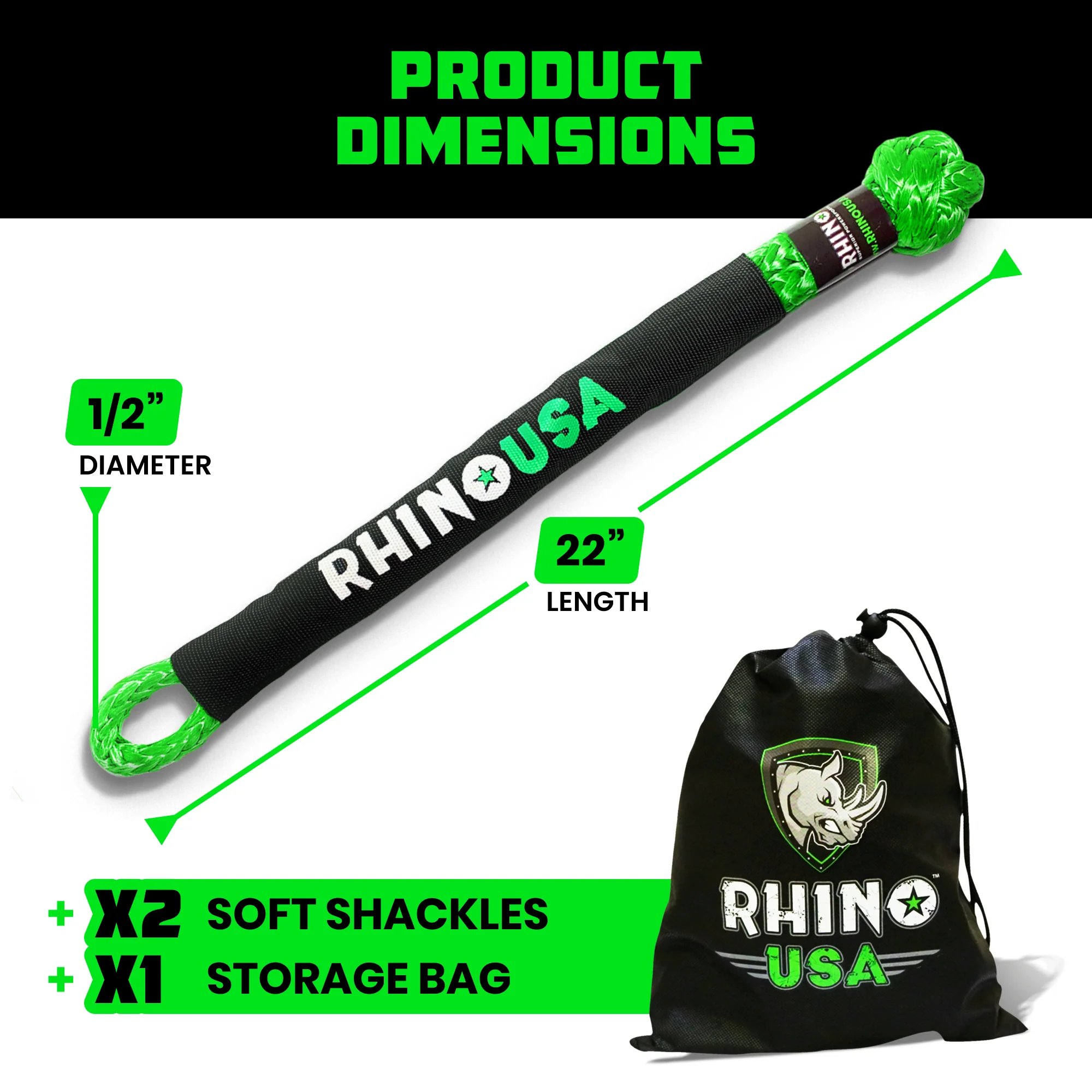 1/2" Synthetic Soft Shackles - Image 23