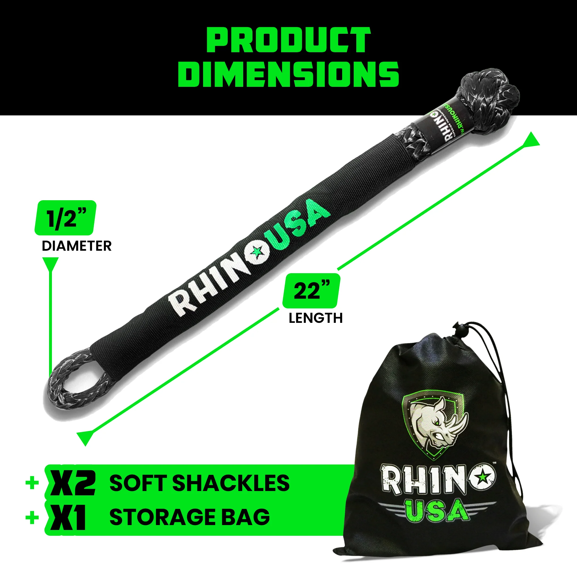 1/2" Synthetic Soft Shackles - Image 30