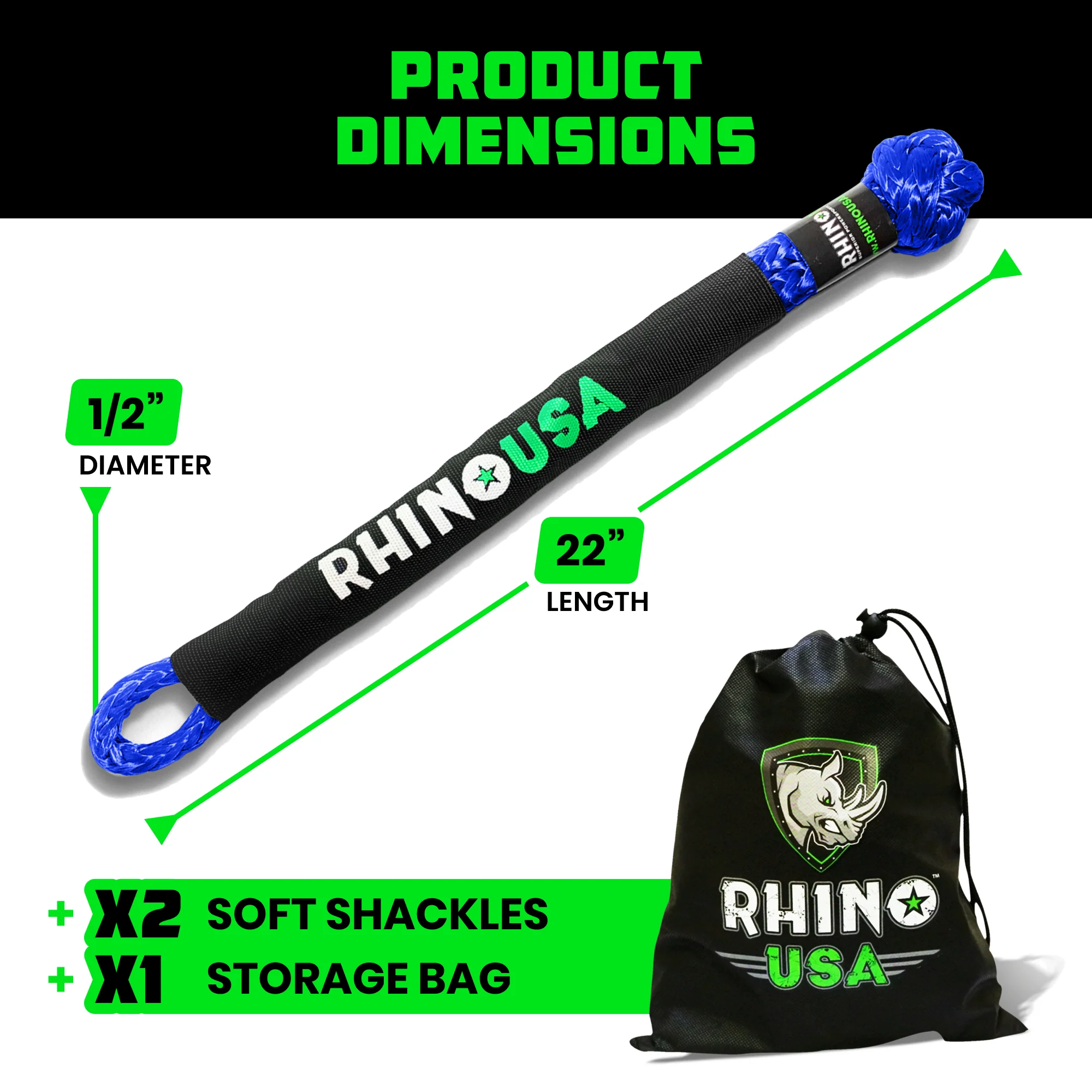 1/2" Synthetic Soft Shackles - Image 37