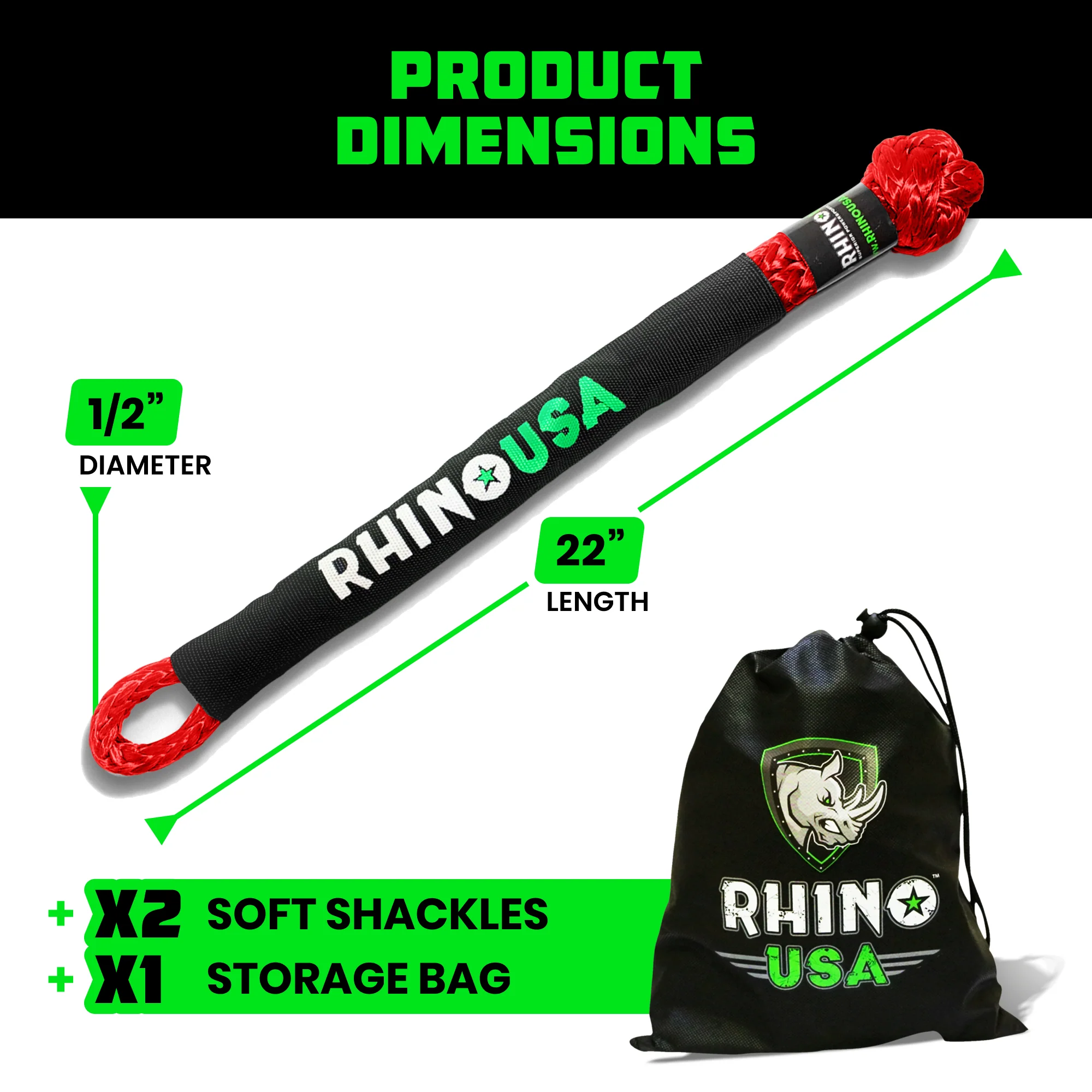 1/2" Synthetic Soft Shackles - Image 51