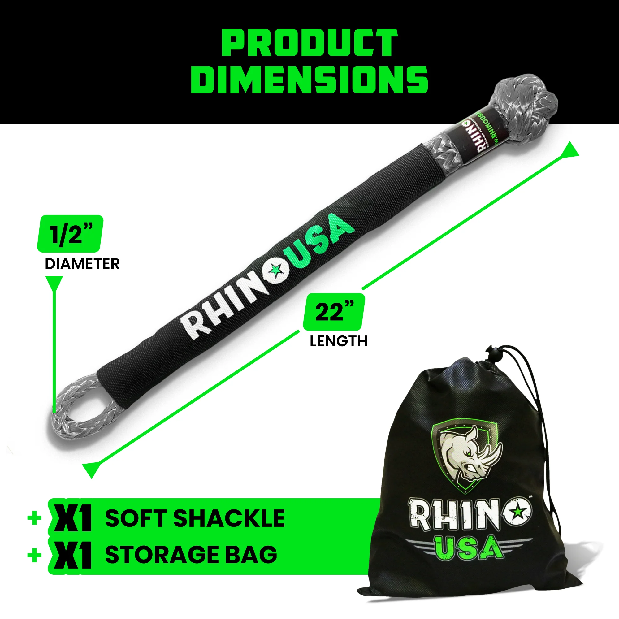 1/2" Synthetic Soft Shackles - Image 60