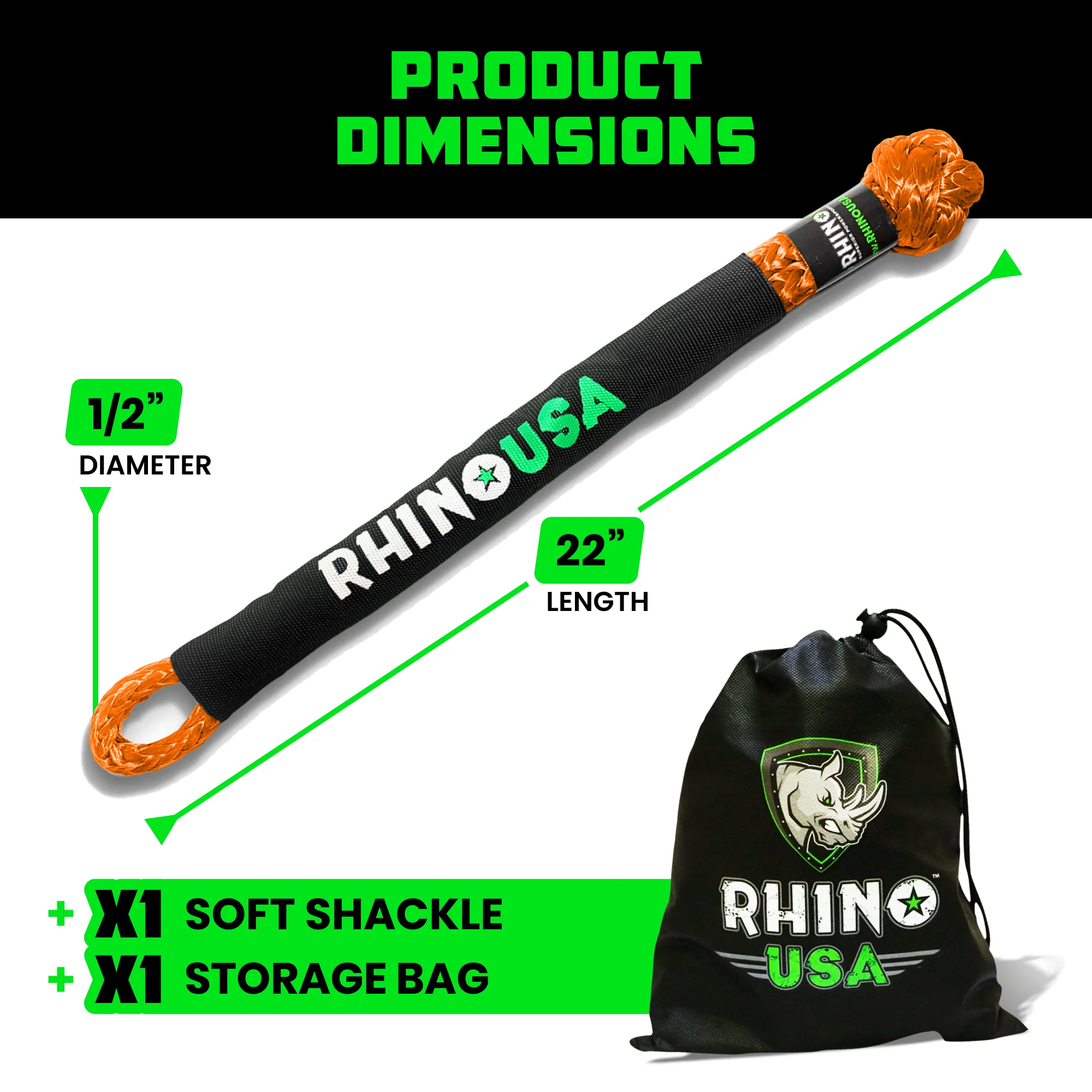 1/2" Synthetic Soft Shackles - Image 88