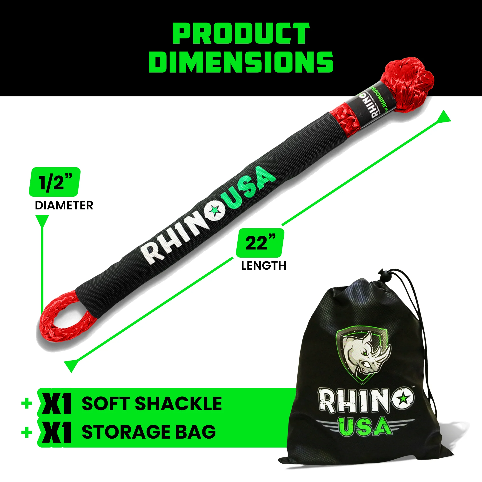 1/2" Synthetic Soft Shackles - Image 96