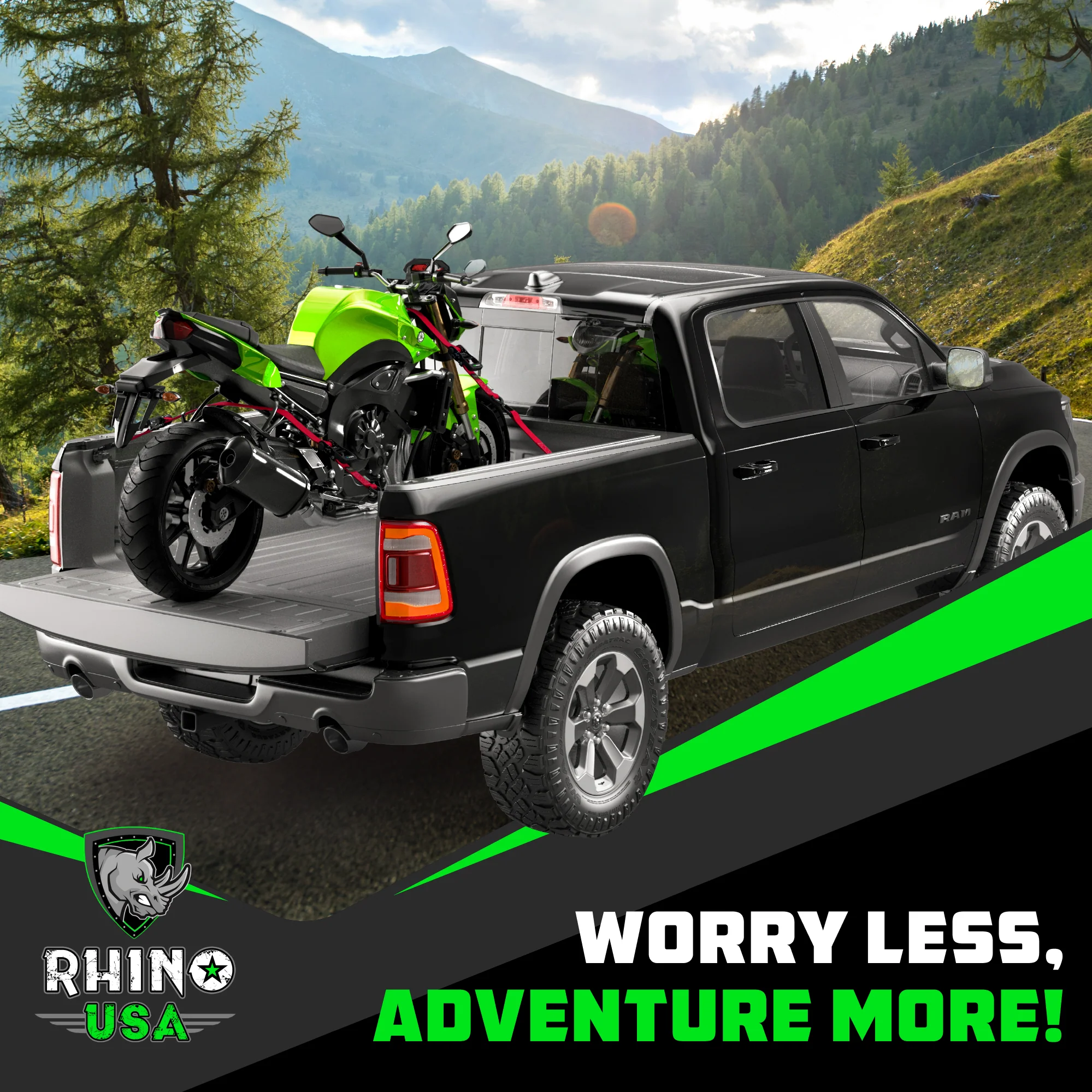 1.6" x 15' HD Ratchet Tie-Down Set (4-Pack) - Image 28