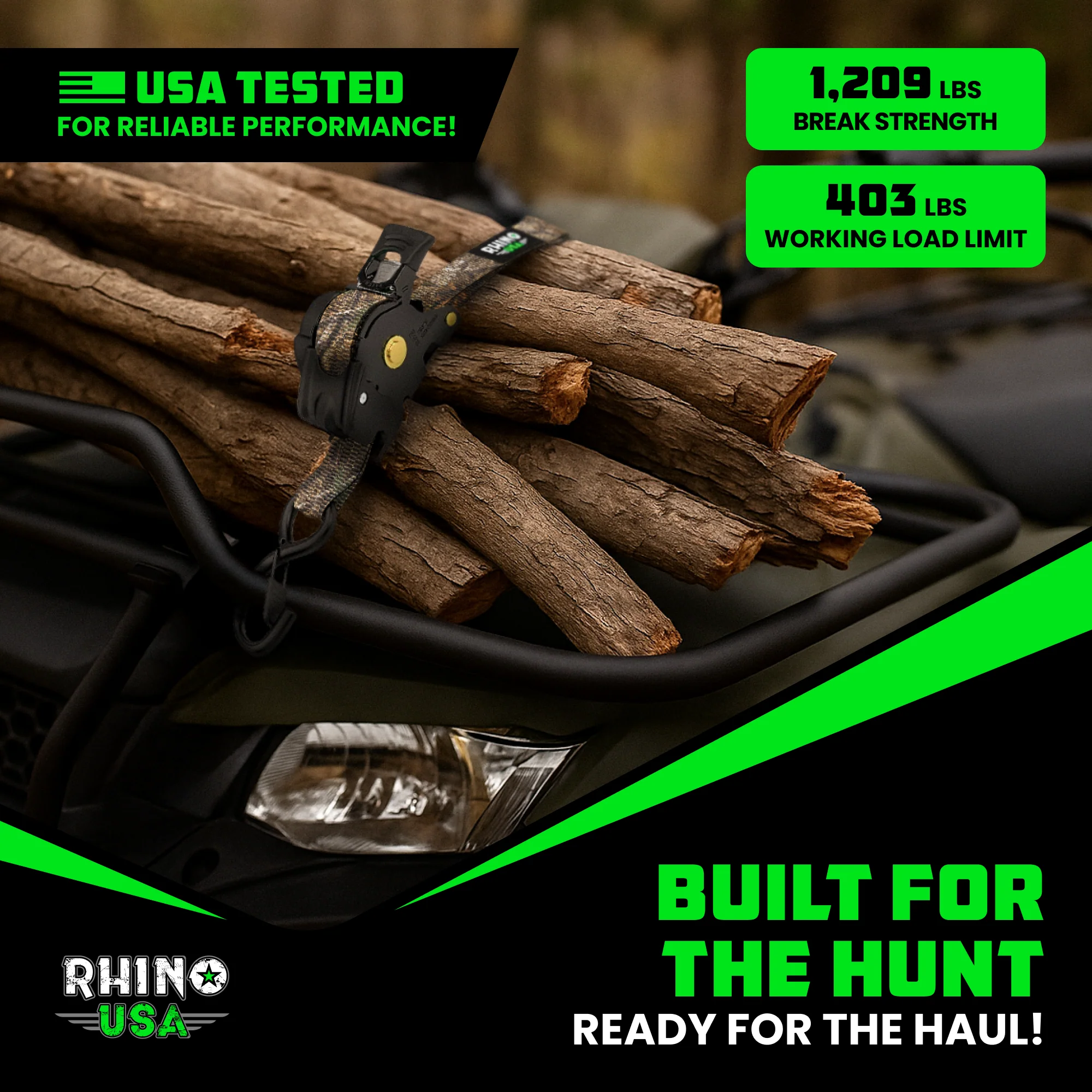 1" x 10' Retractable Ratchet Straps - Image 187