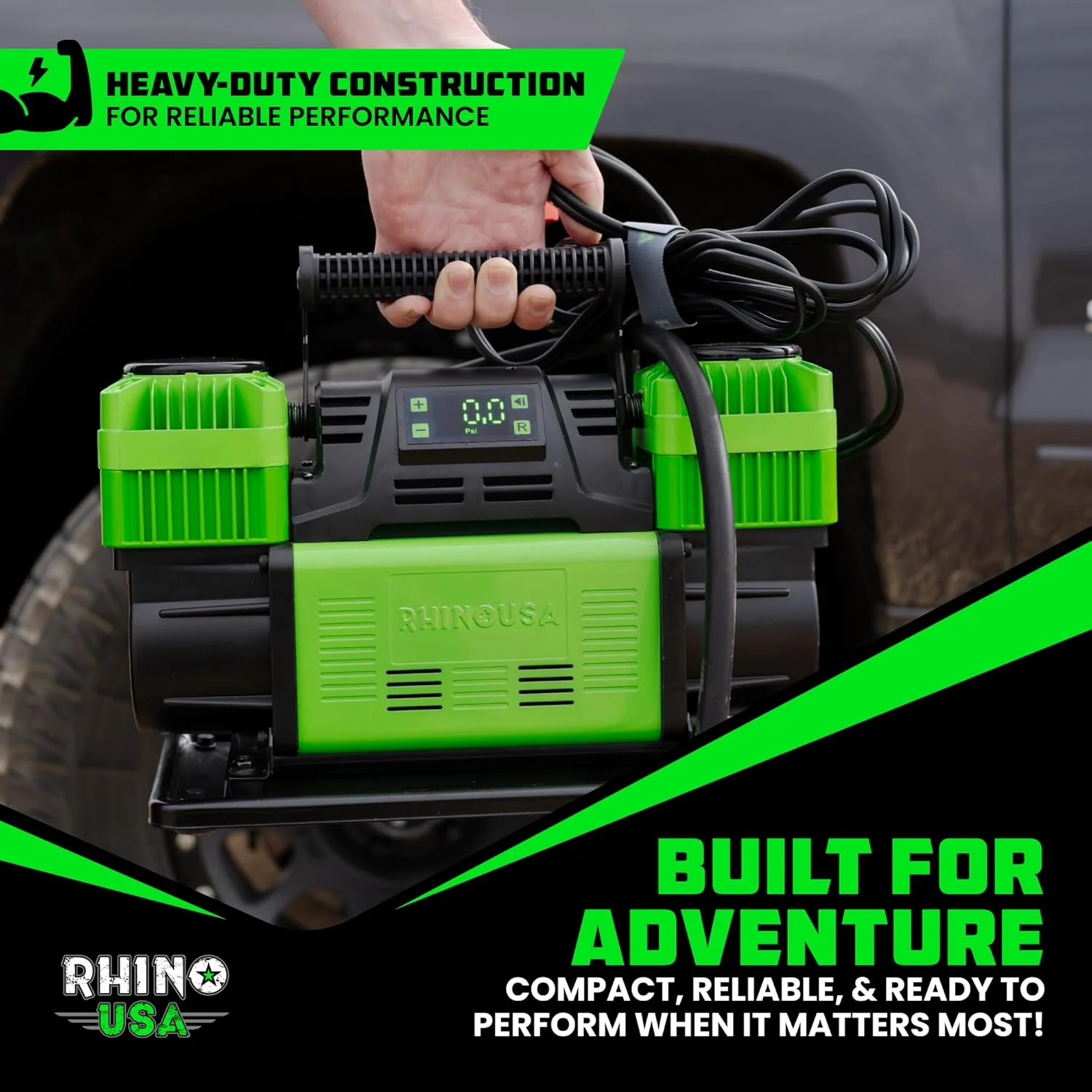 12V Dual-Tire Air Compressor - Image 3