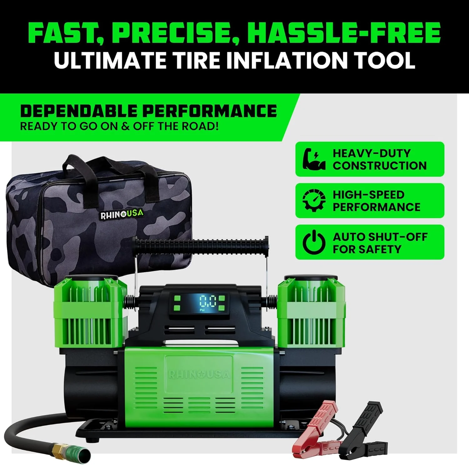 12V Dual-Tire Air Compressor - Image 4