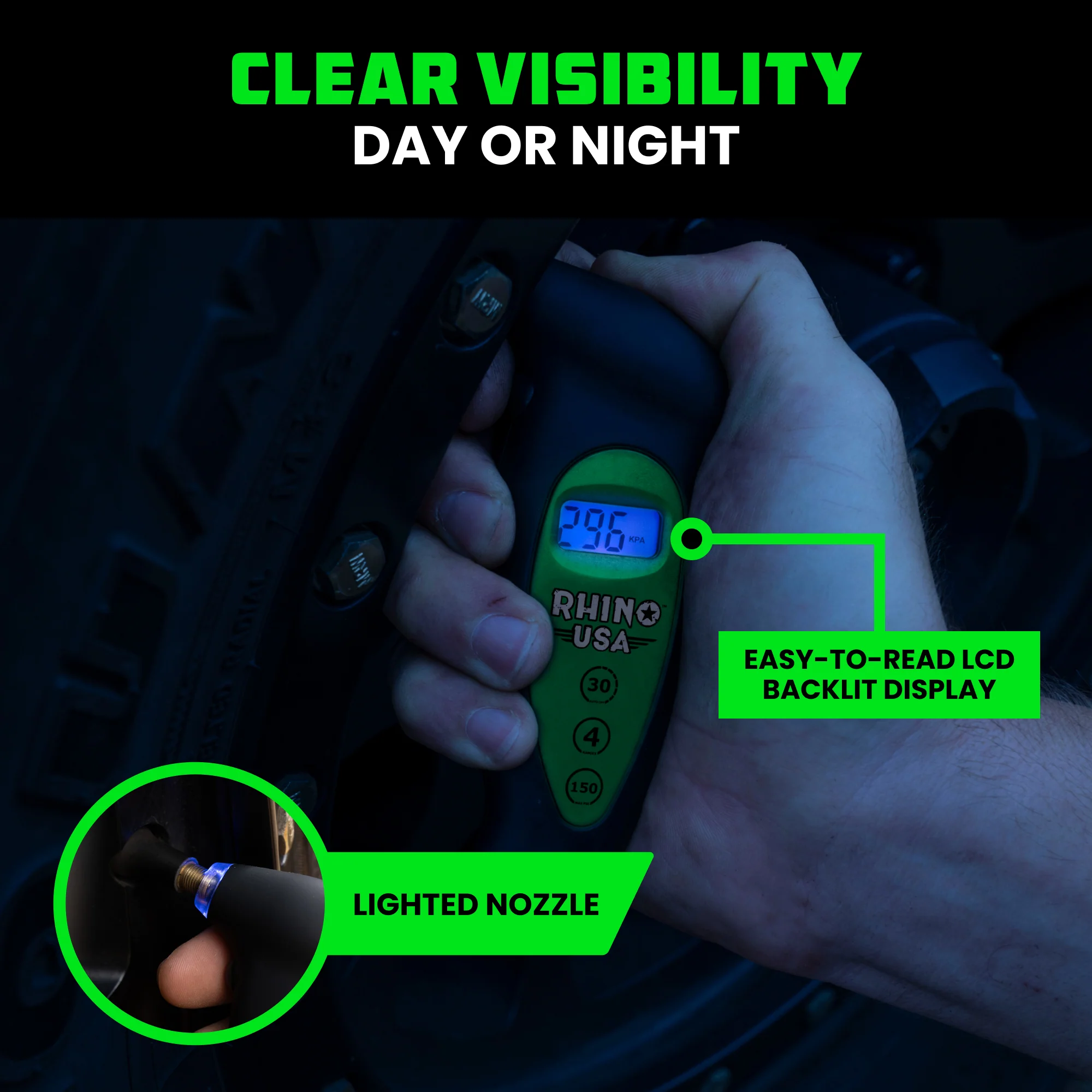 150 PSI Digital Tire Gauge - Image 11