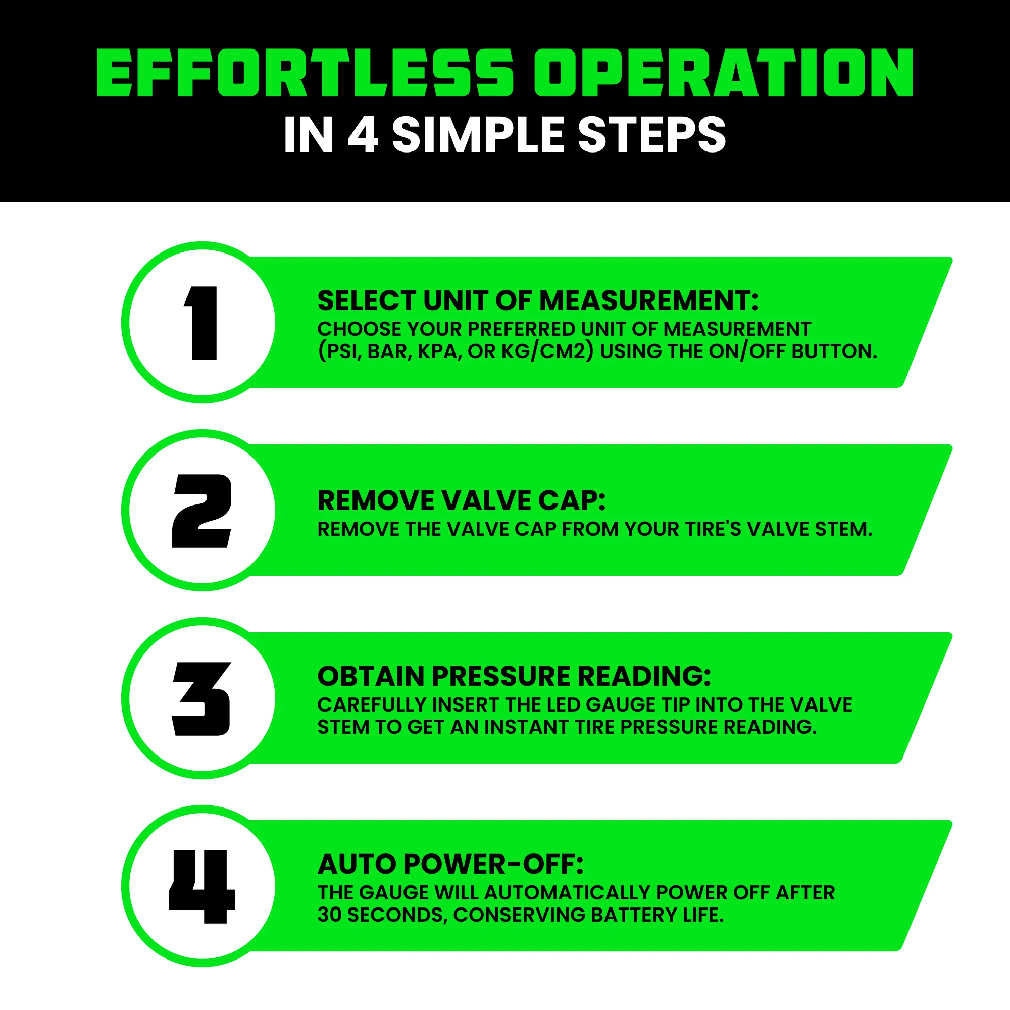 150 PSI Digital Tire Gauge - Image 15