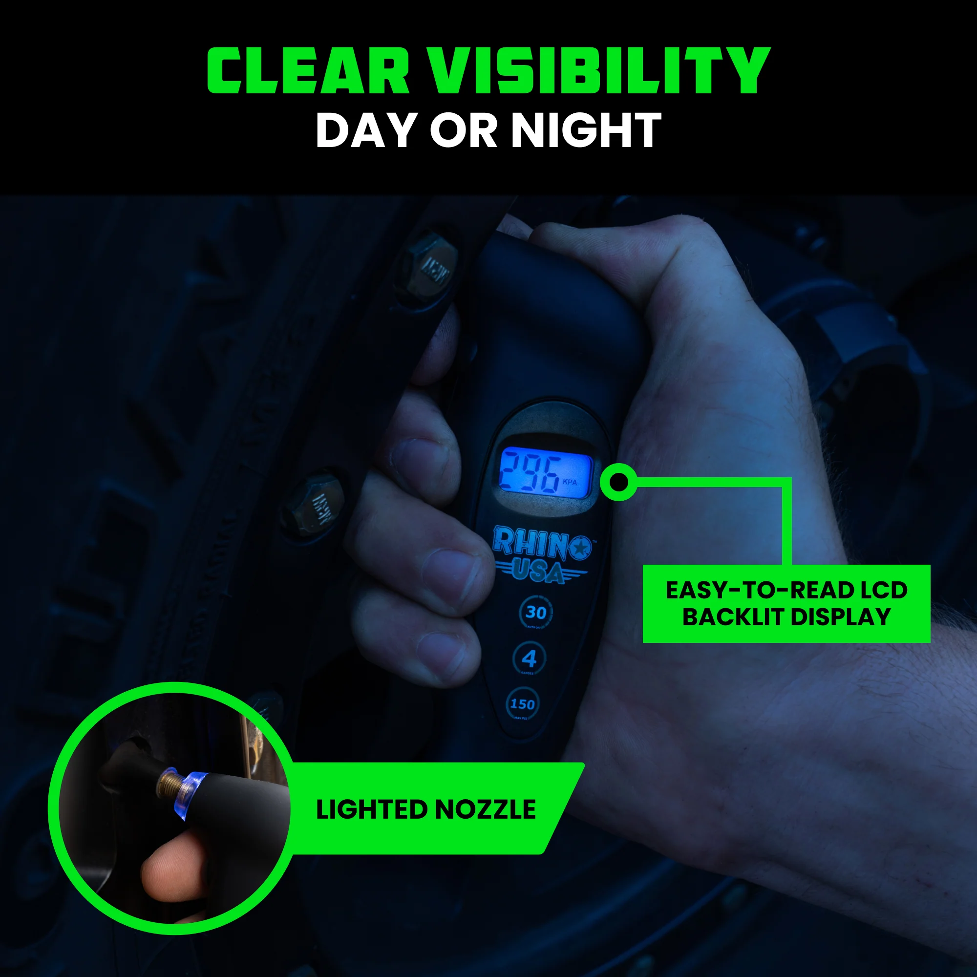 150 PSI Digital Tire Gauge - Image 7