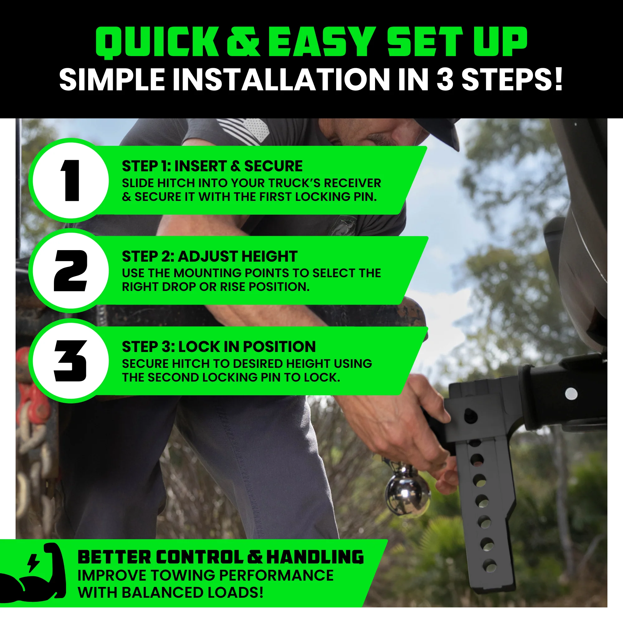 Adjustable Drop Hitch (2" Receivers) - Image 14