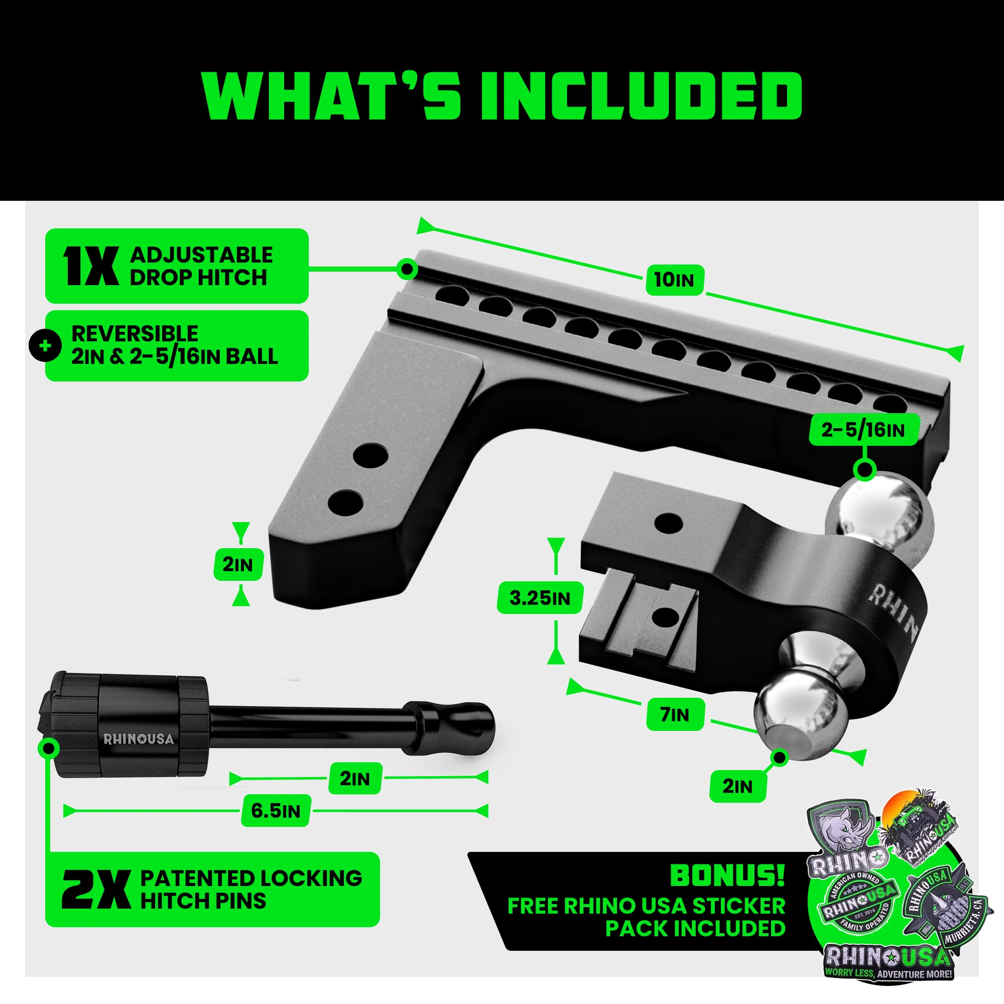 Adjustable Drop Hitch (2" Receivers) - Image 21