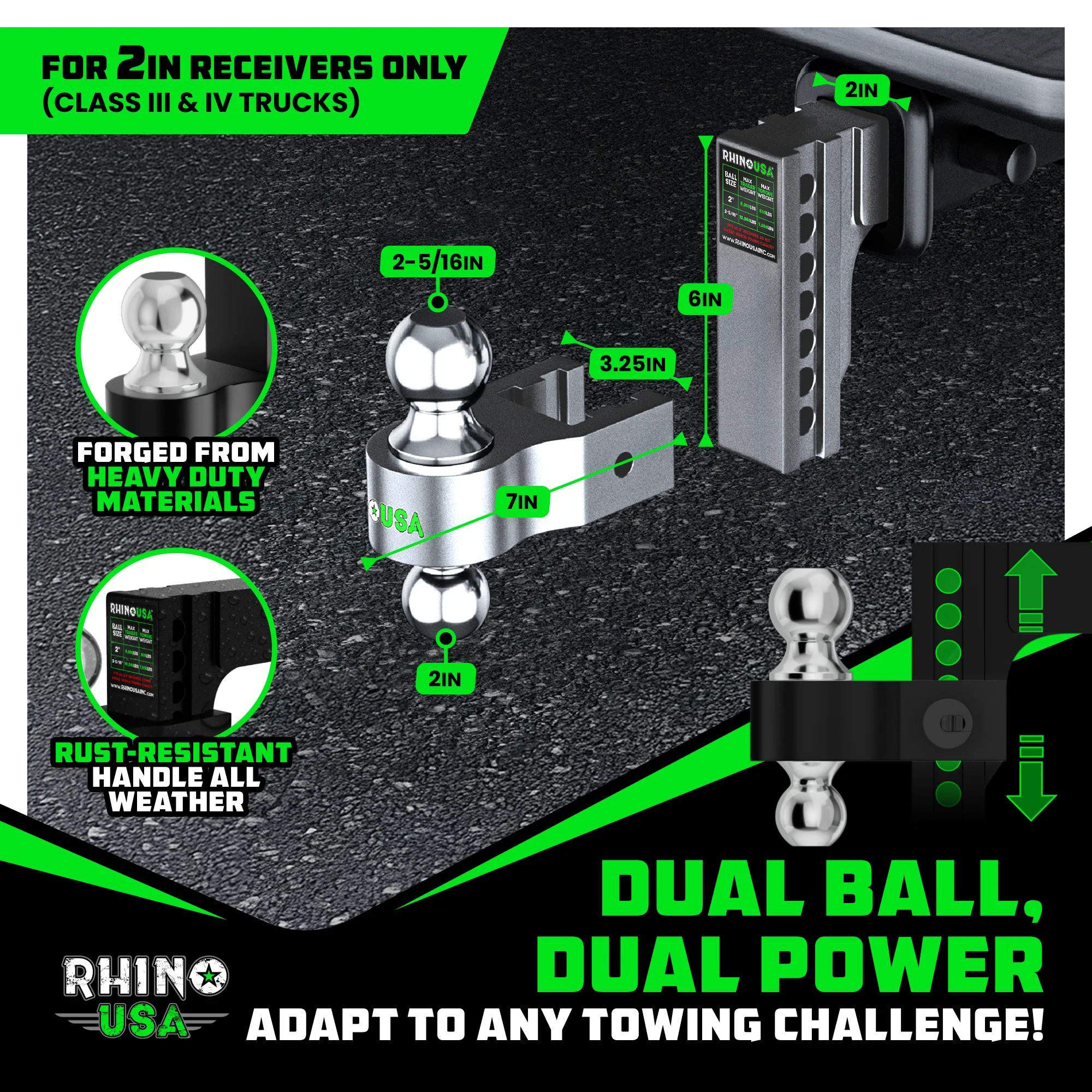 Adjustable Drop Hitch (2" Receivers) - Image 27