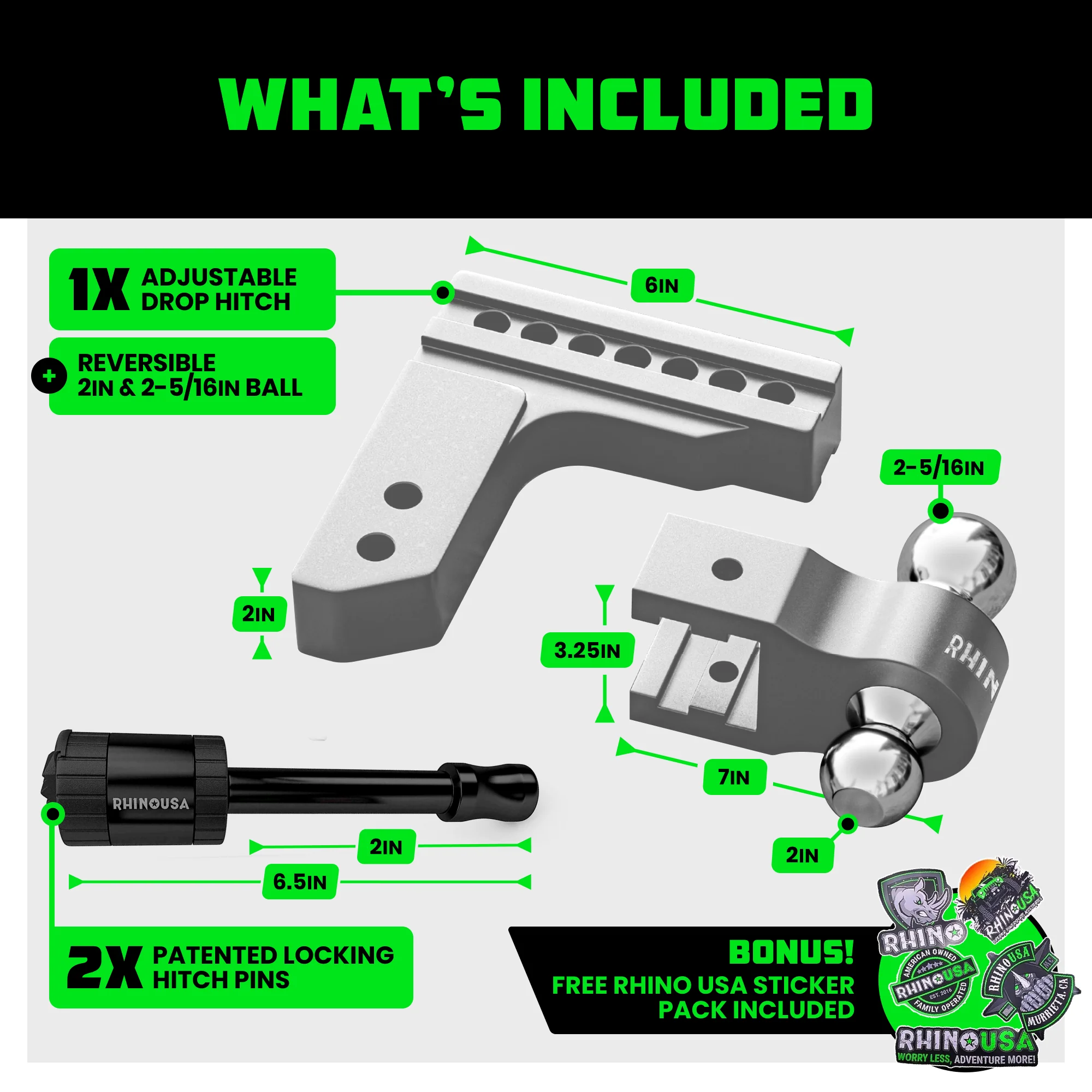 Adjustable Drop Hitch (2" Receivers) - Image 29