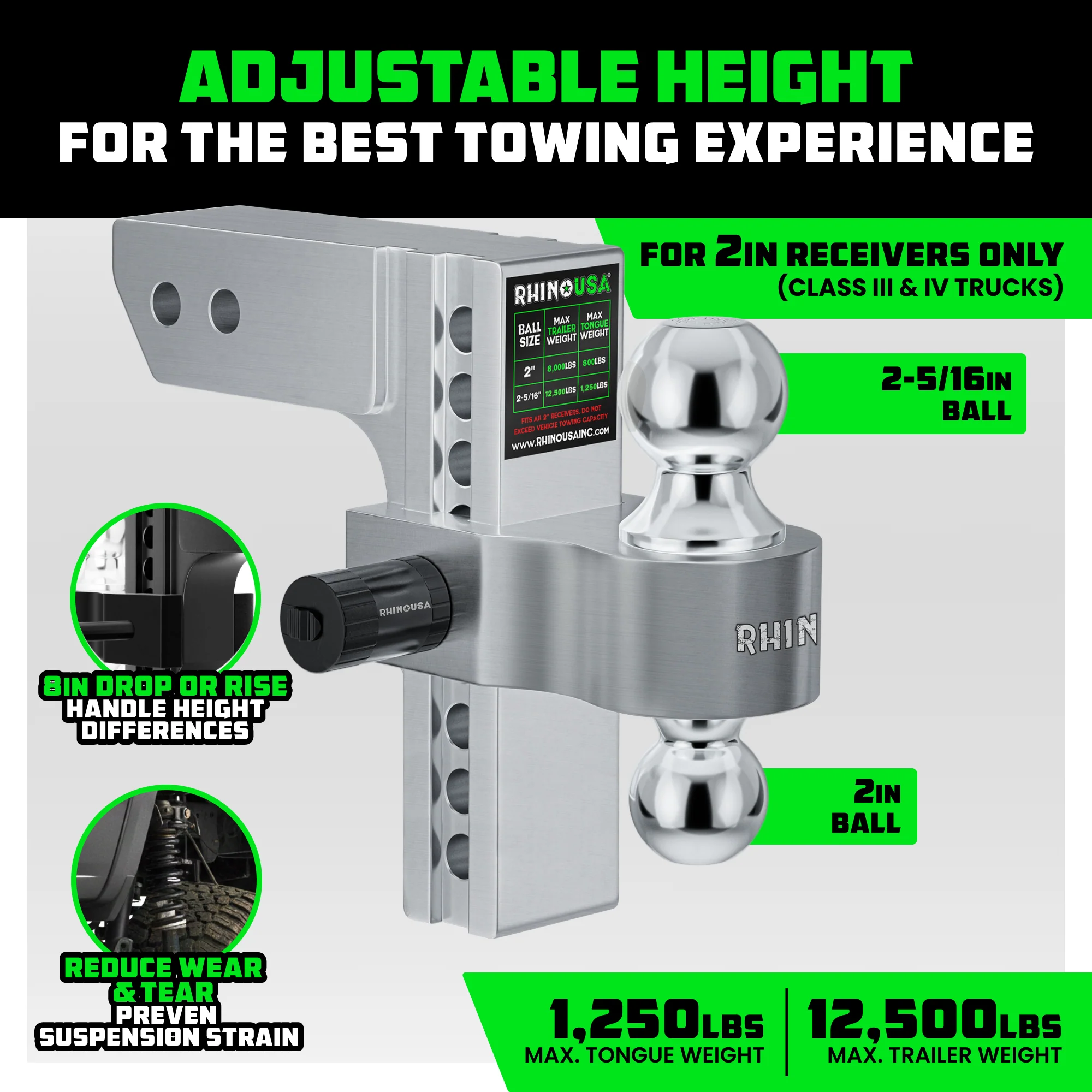 Adjustable Drop Hitch (2" Receivers) - Image 33