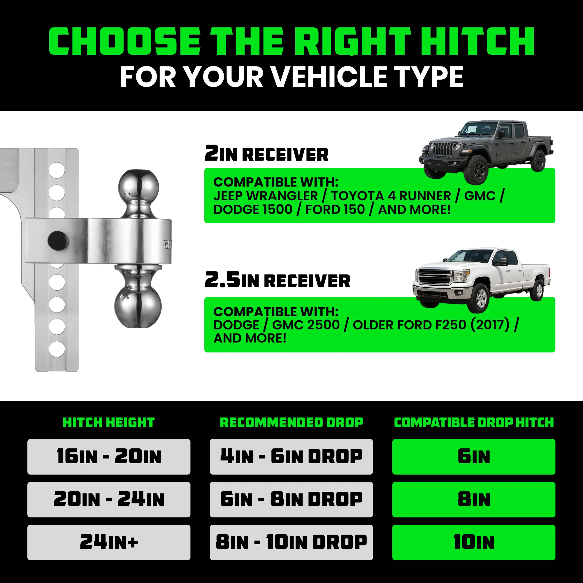 Adjustable Drop Hitch (2" Receivers) - Image 34