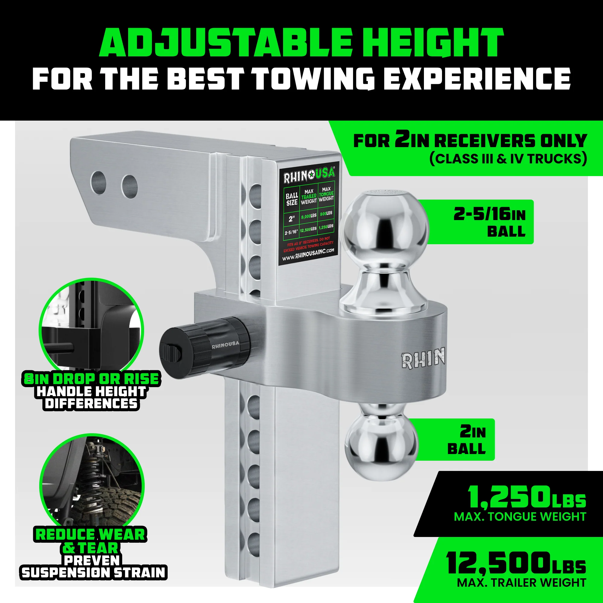 Adjustable Drop Hitch (2" Receivers) - Image 41