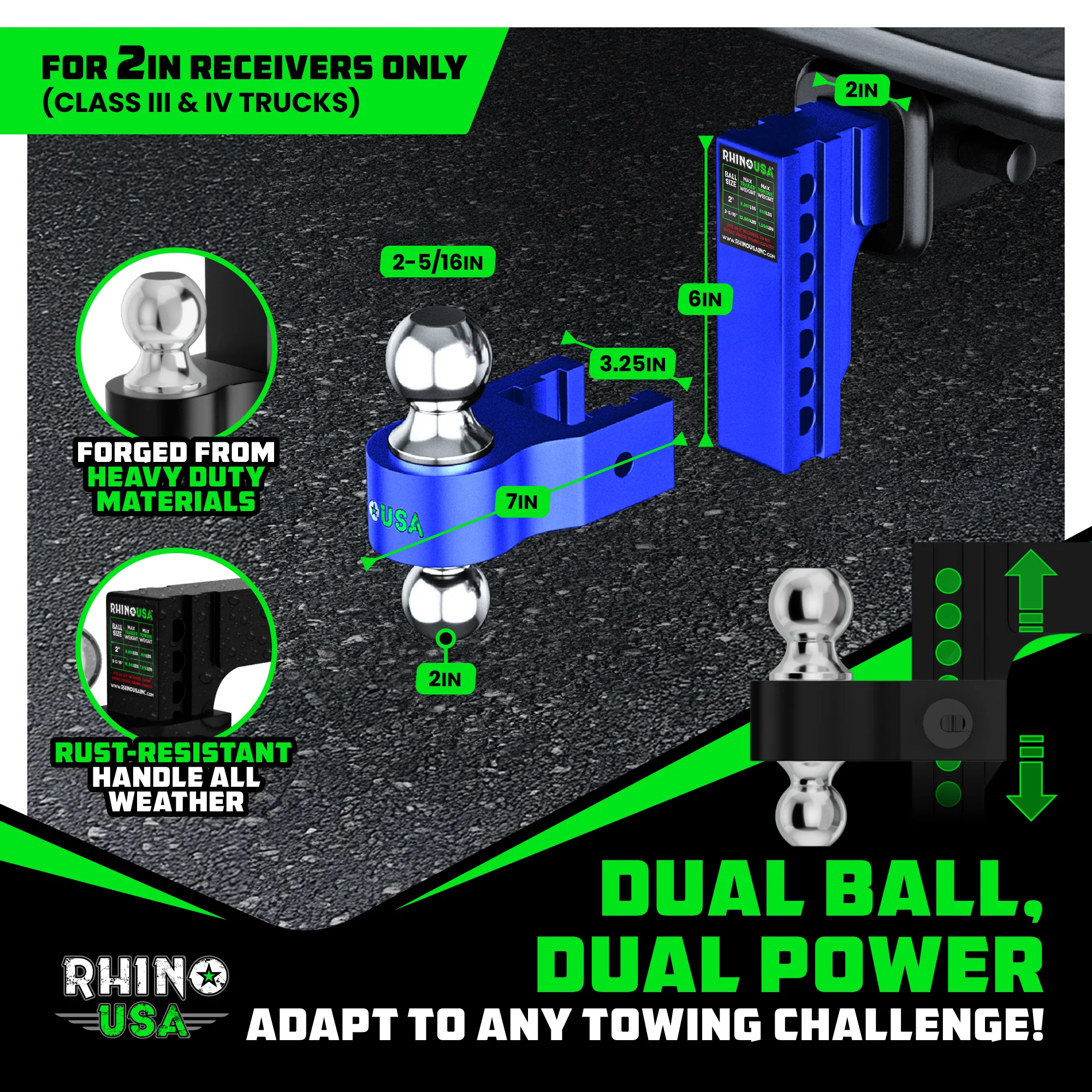 Adjustable Drop Hitch (2" Receivers) - Image 51