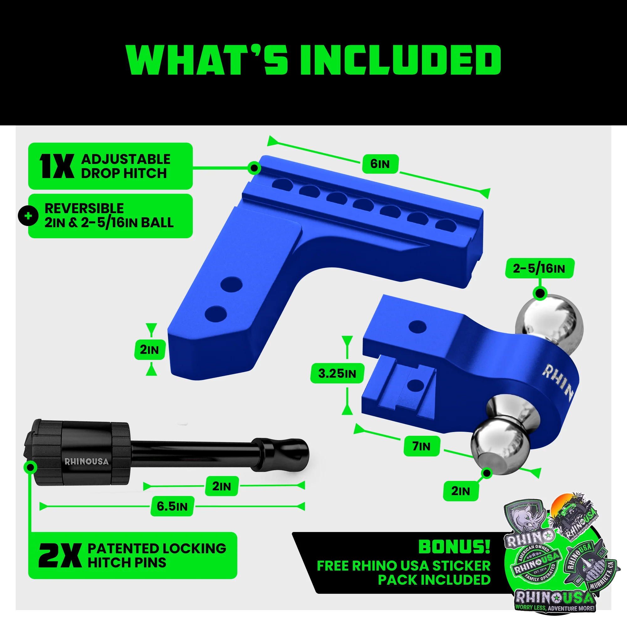 Adjustable Drop Hitch (2" Receivers) - Image 53