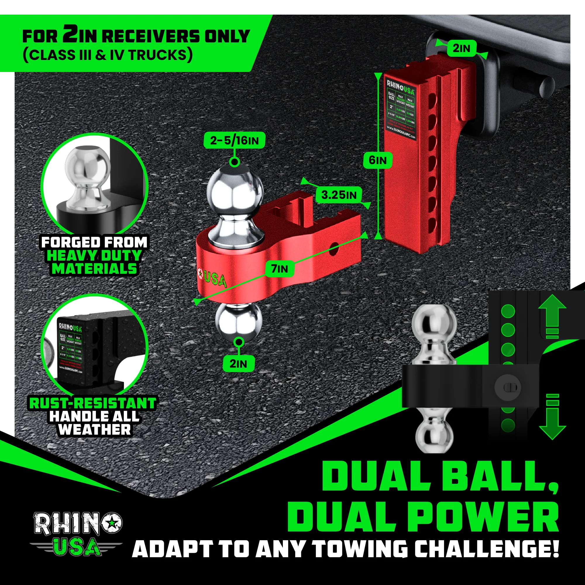 Adjustable Drop Hitch (2" Receivers) - Image 59