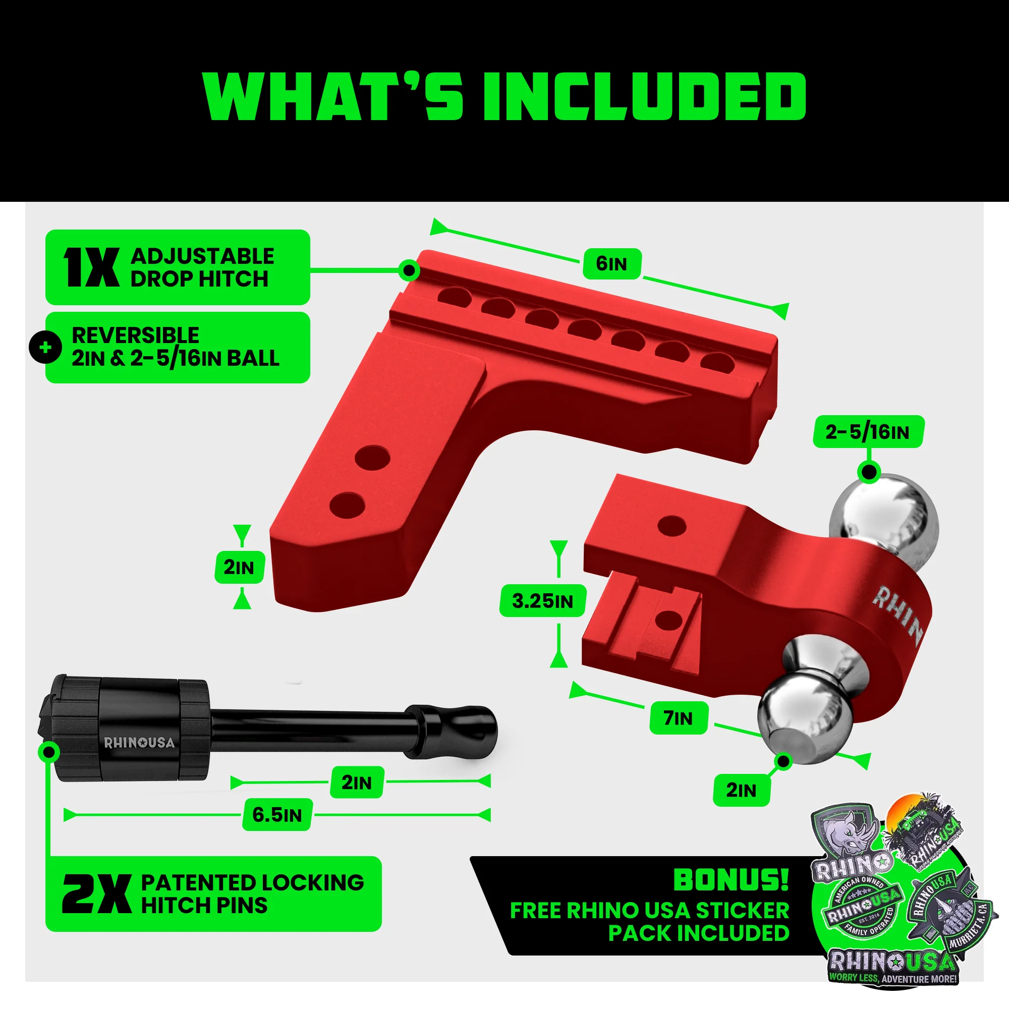Adjustable Drop Hitch (2" Receivers) - Image 61