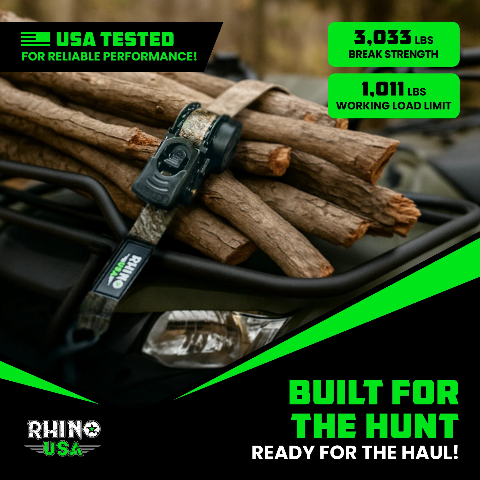 2" x 10' Retractable Ratchet Straps - Image 92