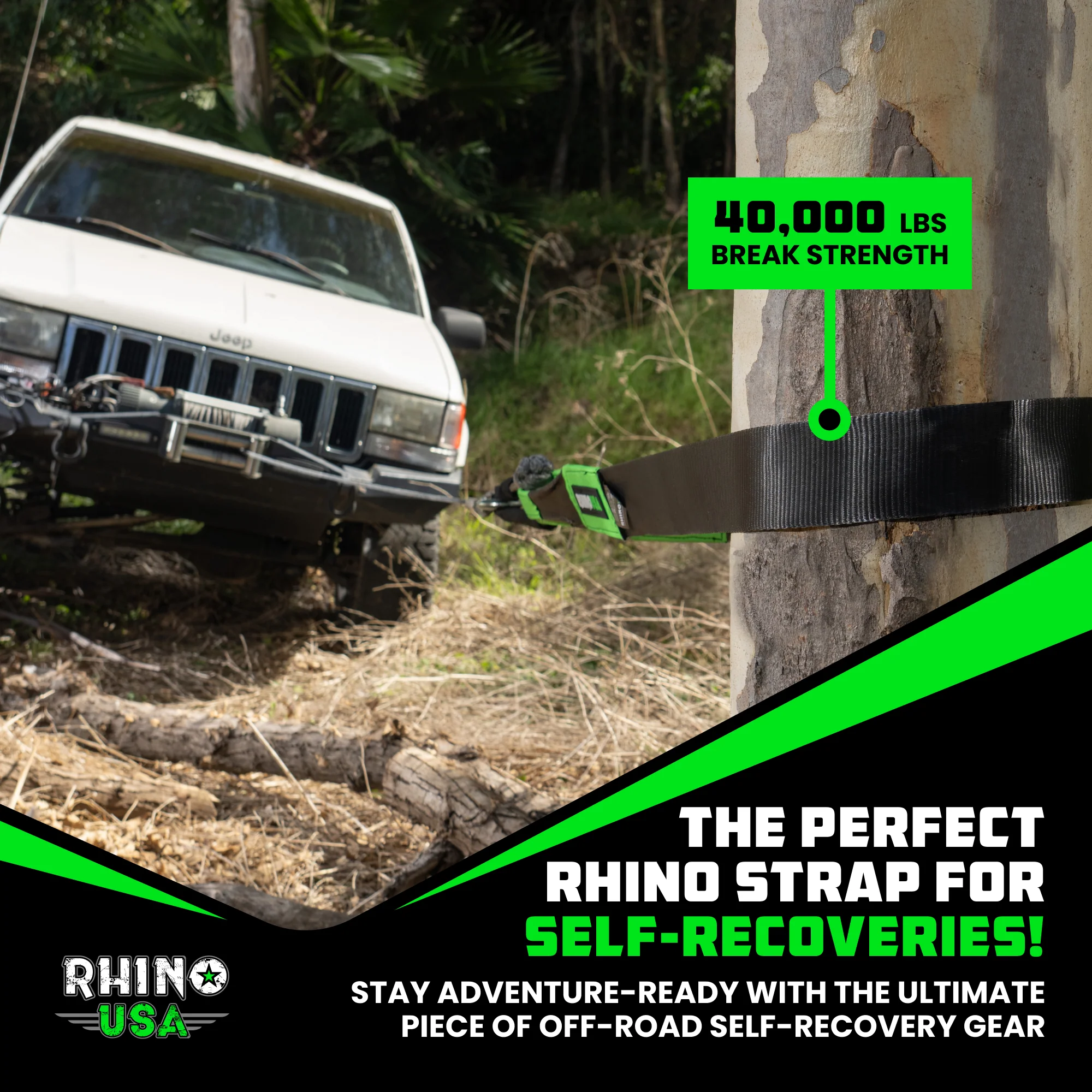 4" x 10' Recovery Tree Saver Strap - Image 13