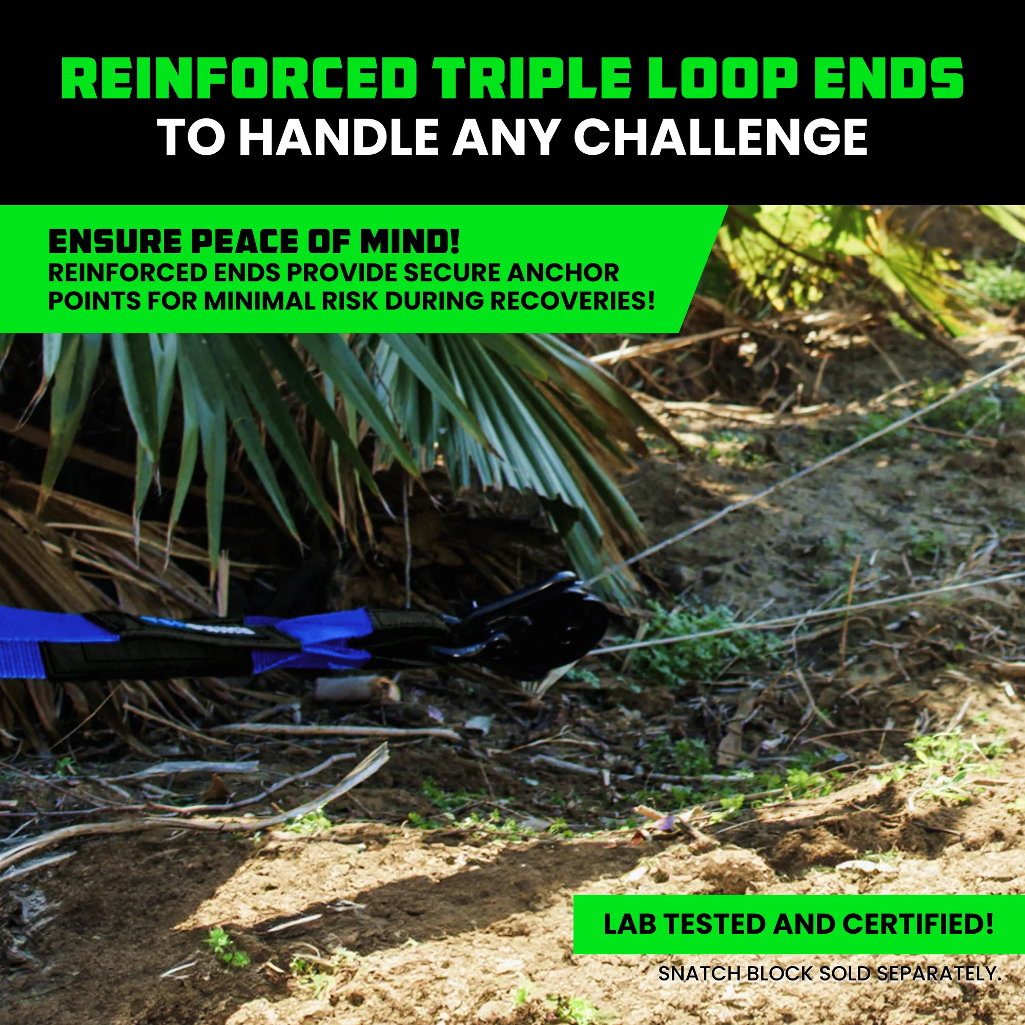 4" x 10' Recovery Tree Saver Strap - Image 29