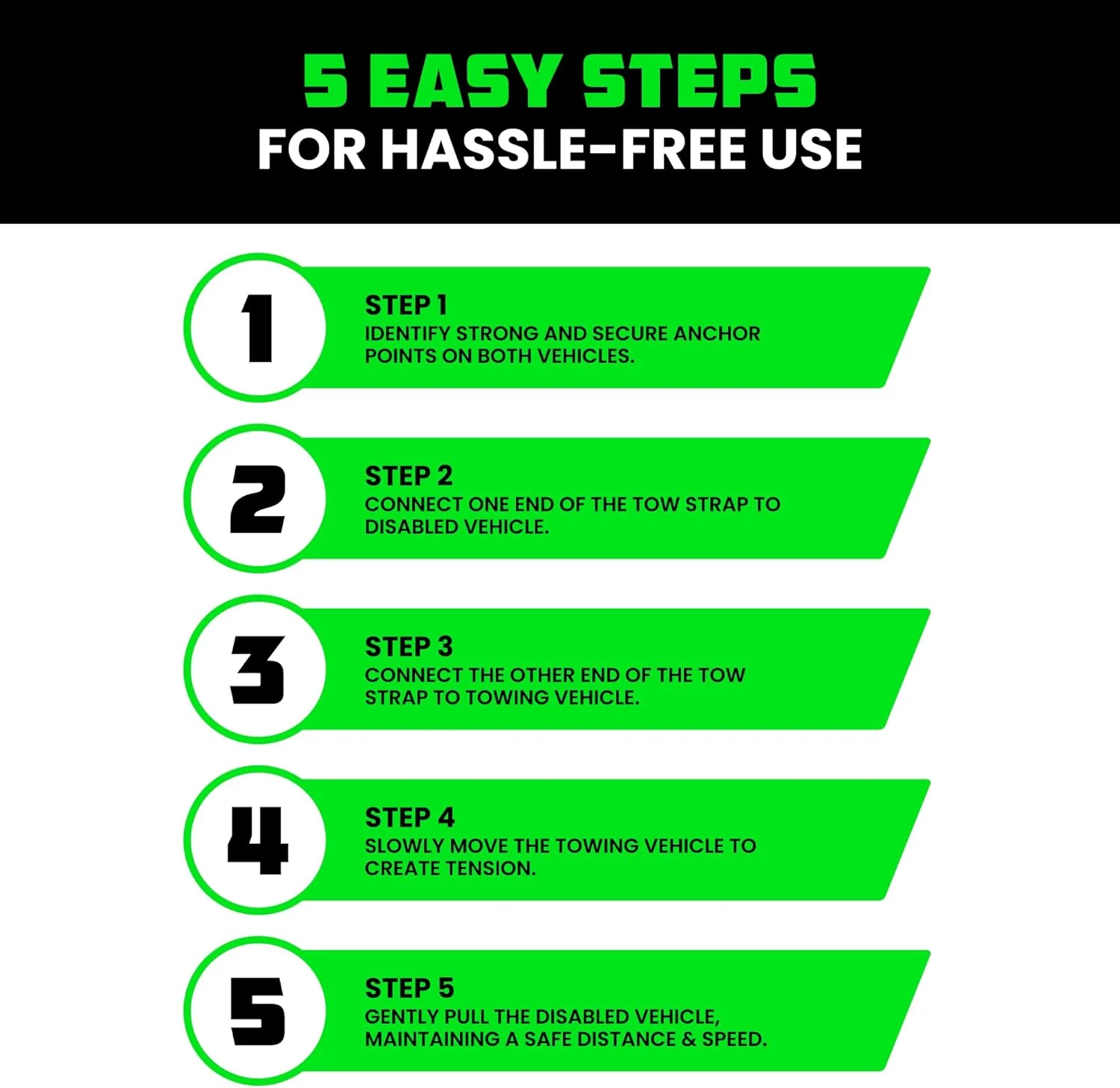 6" x 30' Ultimate Recovery Tow Strap - Image 7