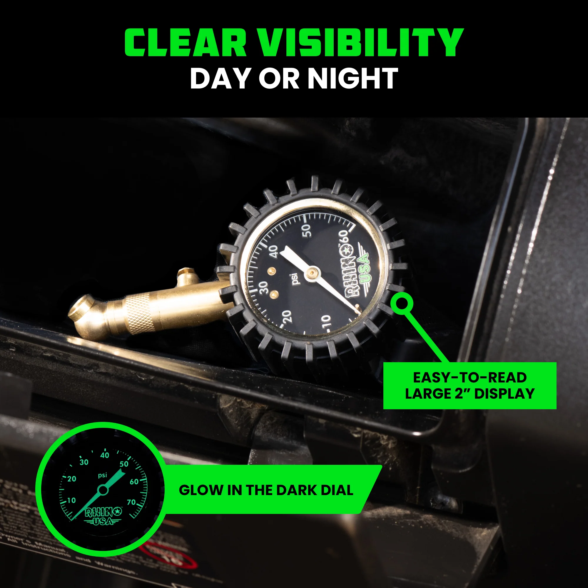 60 PSI Tire Pressure Gauge - Image 5