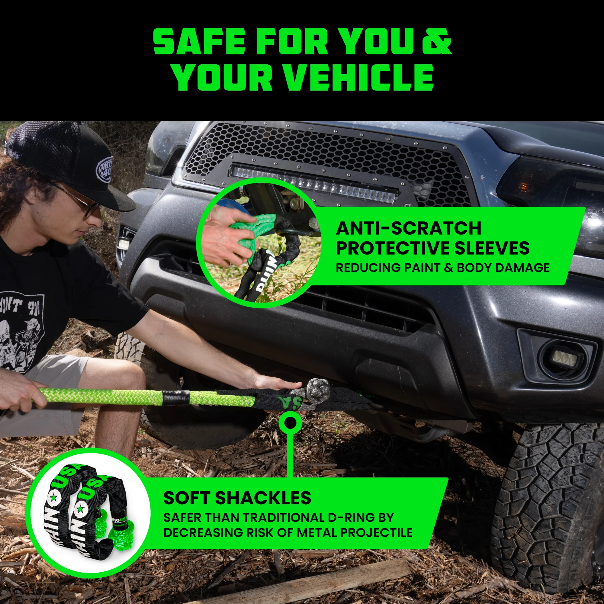 7/8" x 30' Kinetic Rope Recovery Kit - Image 10