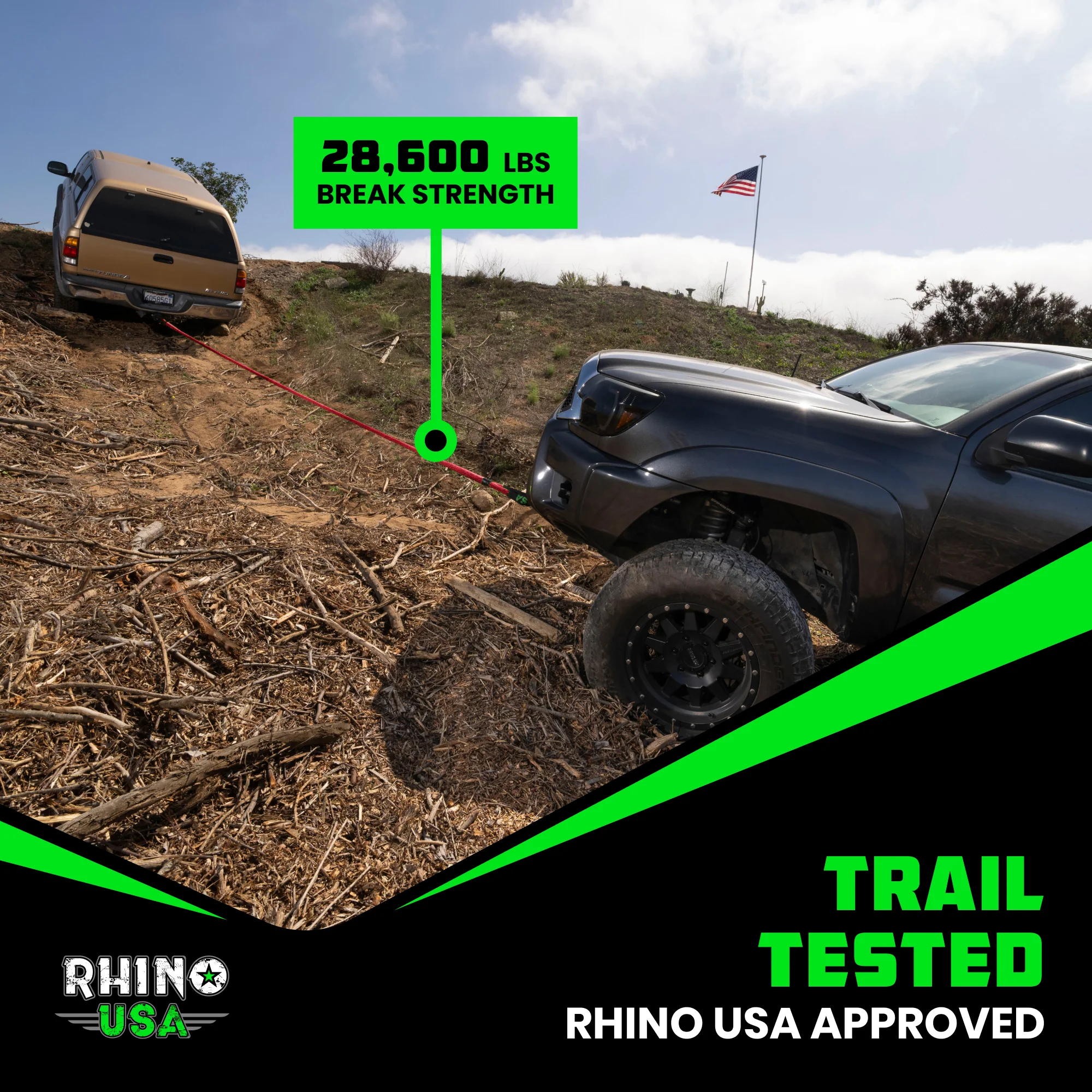 7/8" x 30' Kinetic Rope Recovery Kit - Image 15