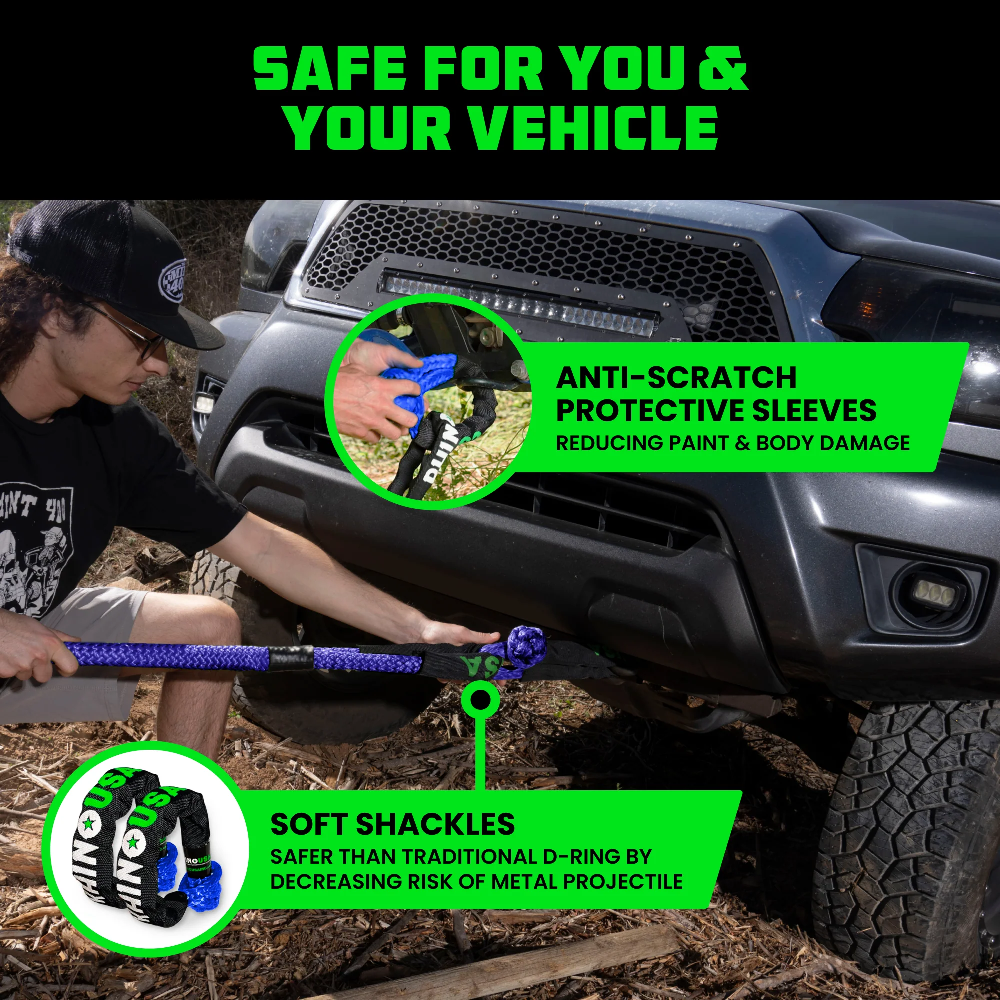 7/8" x 30' Kinetic Rope Recovery Kit - Image 19