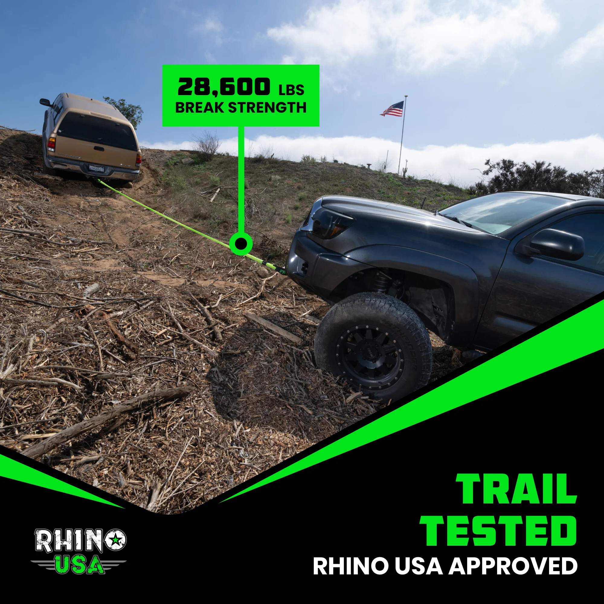 7/8" x 30' Kinetic Rope Recovery Kit - Image 8