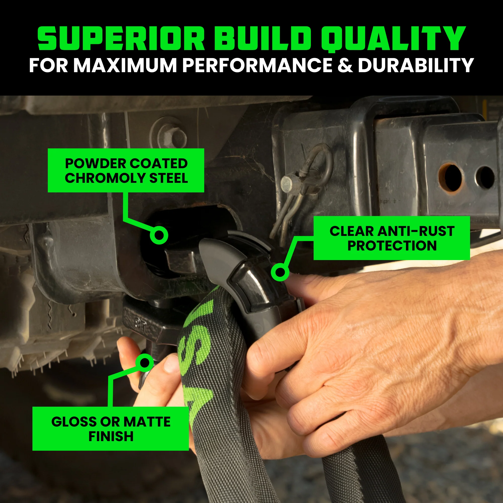 8-Ton Super Shackles w/ Isolators - Image 10