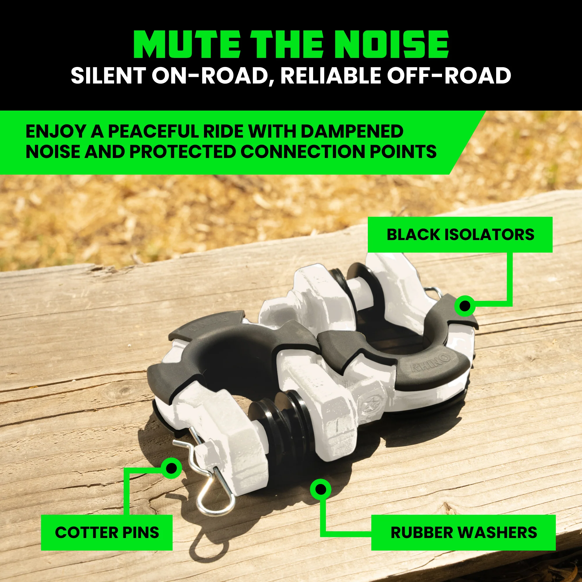 8-Ton Super Shackles w/ Isolators - Image 21