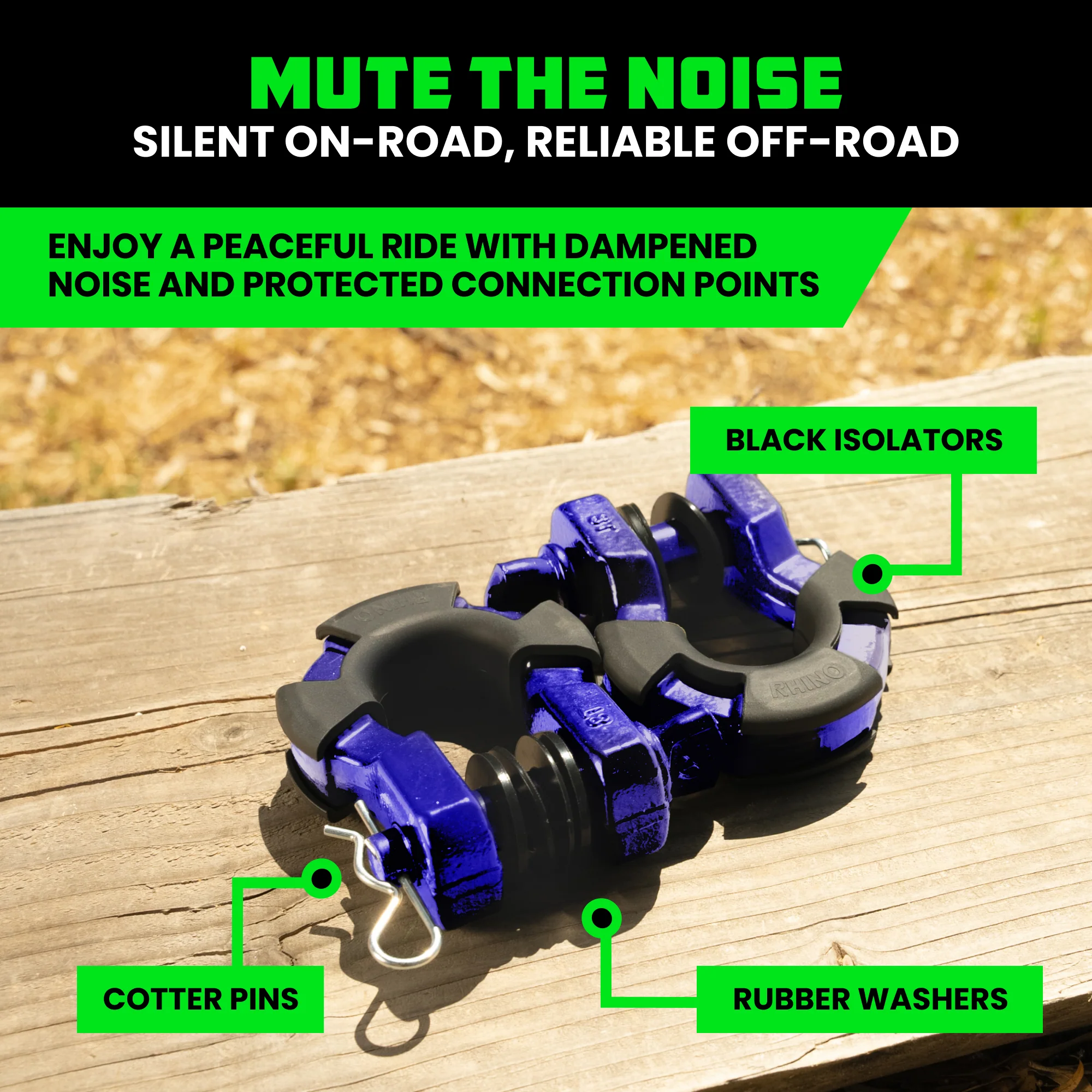 8-Ton Super Shackles w/ Isolators - Image 29