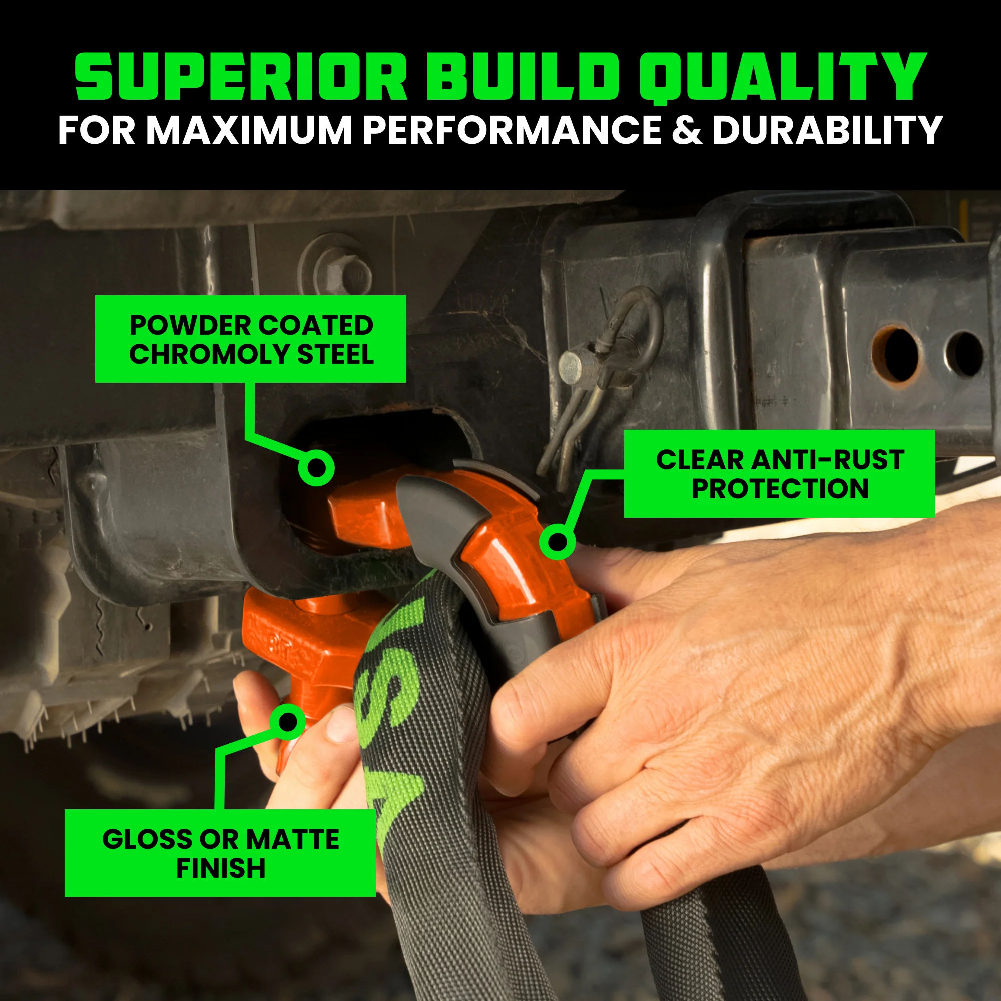 8-Ton Super Shackles w/ Isolators - Image 34