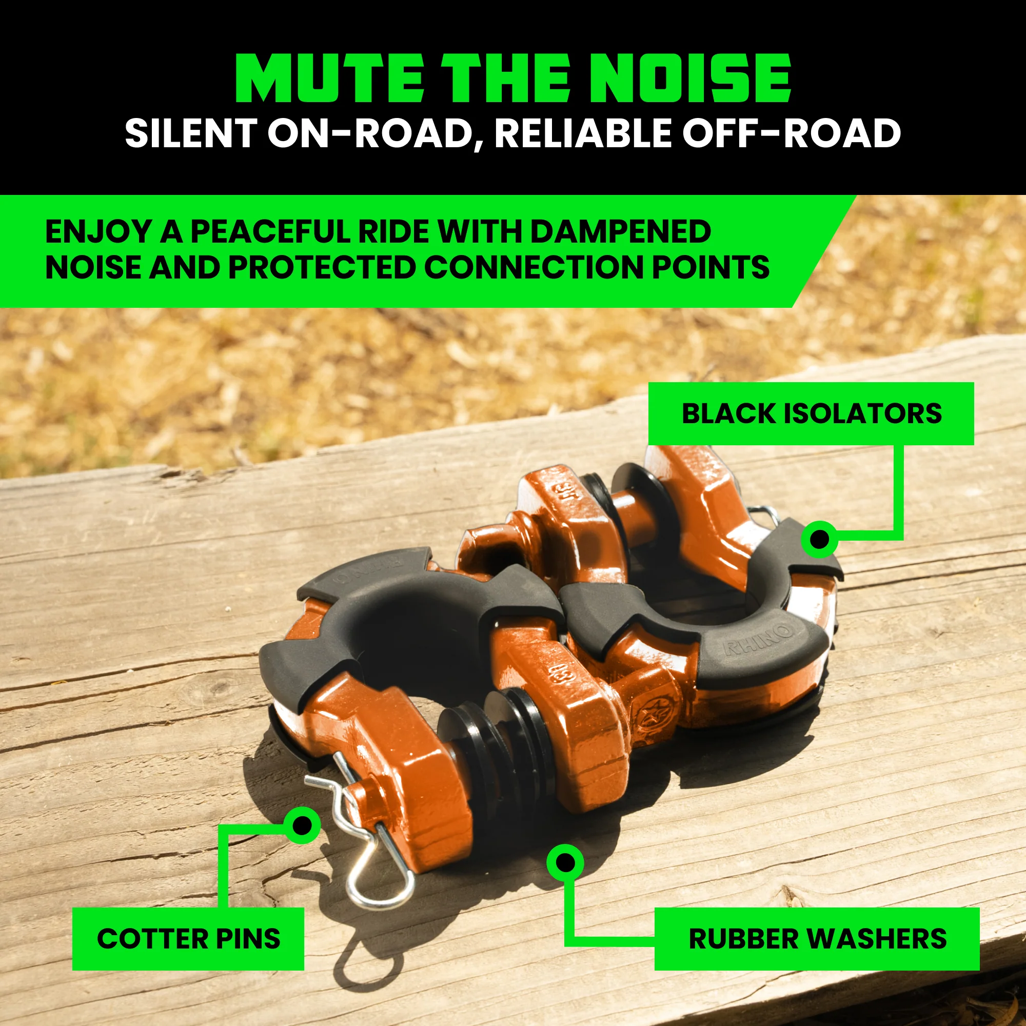 8-Ton Super Shackles w/ Isolators - Image 37