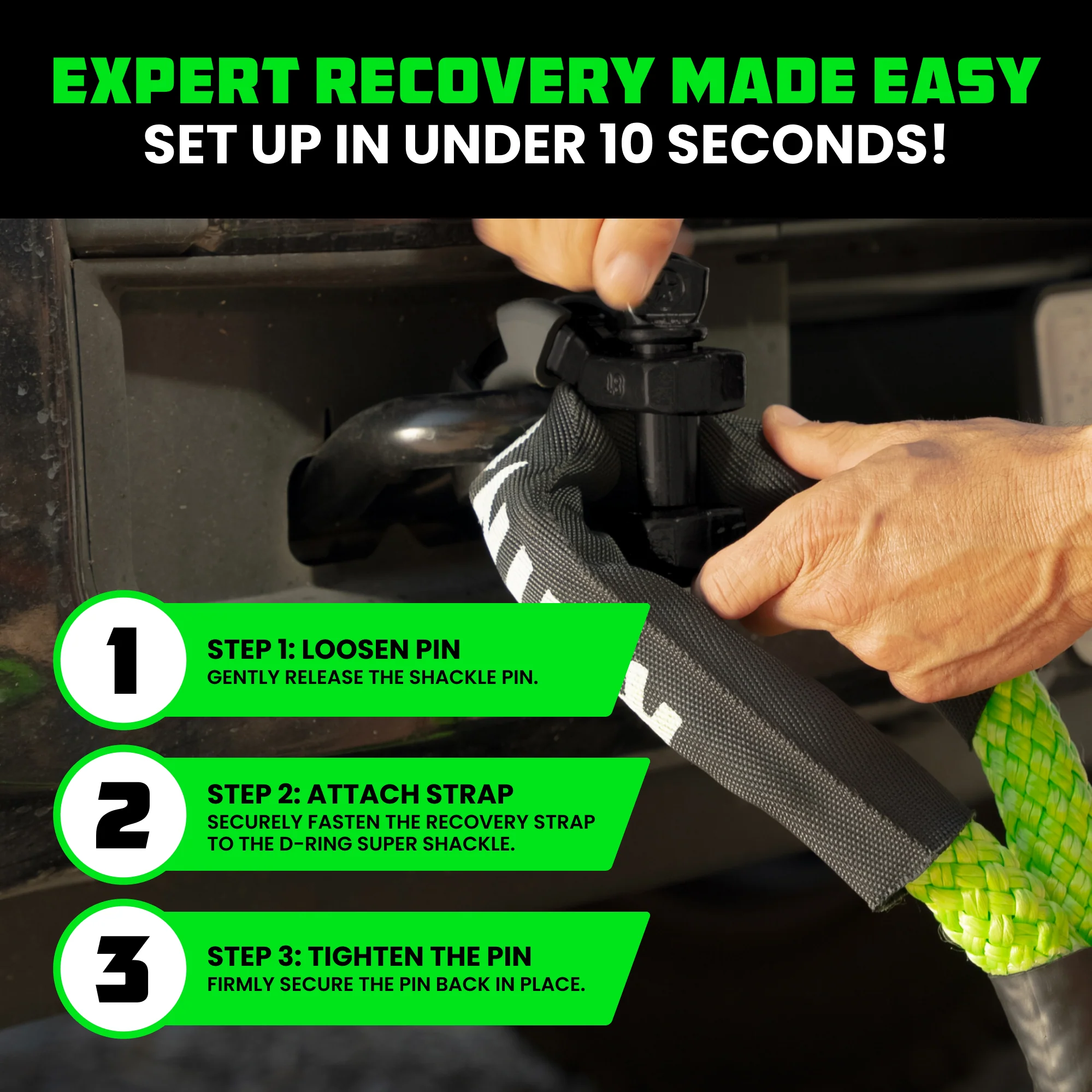 8-Ton Super Shackles w/ Isolators - Image 46