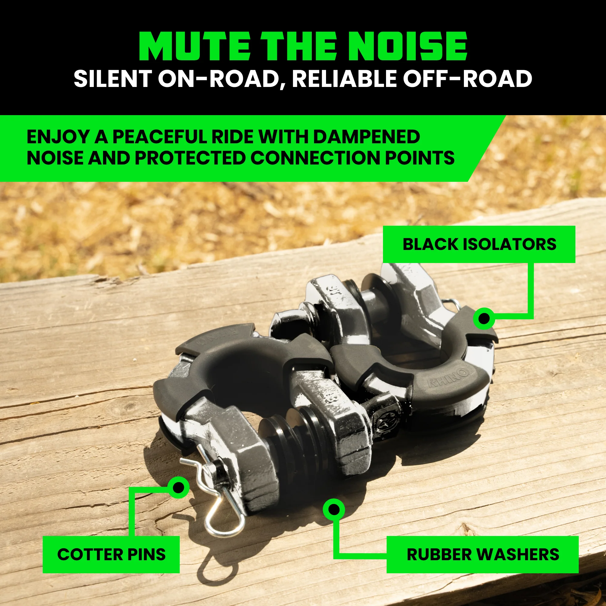 8-Ton Super Shackles w/ Isolators - Image 61