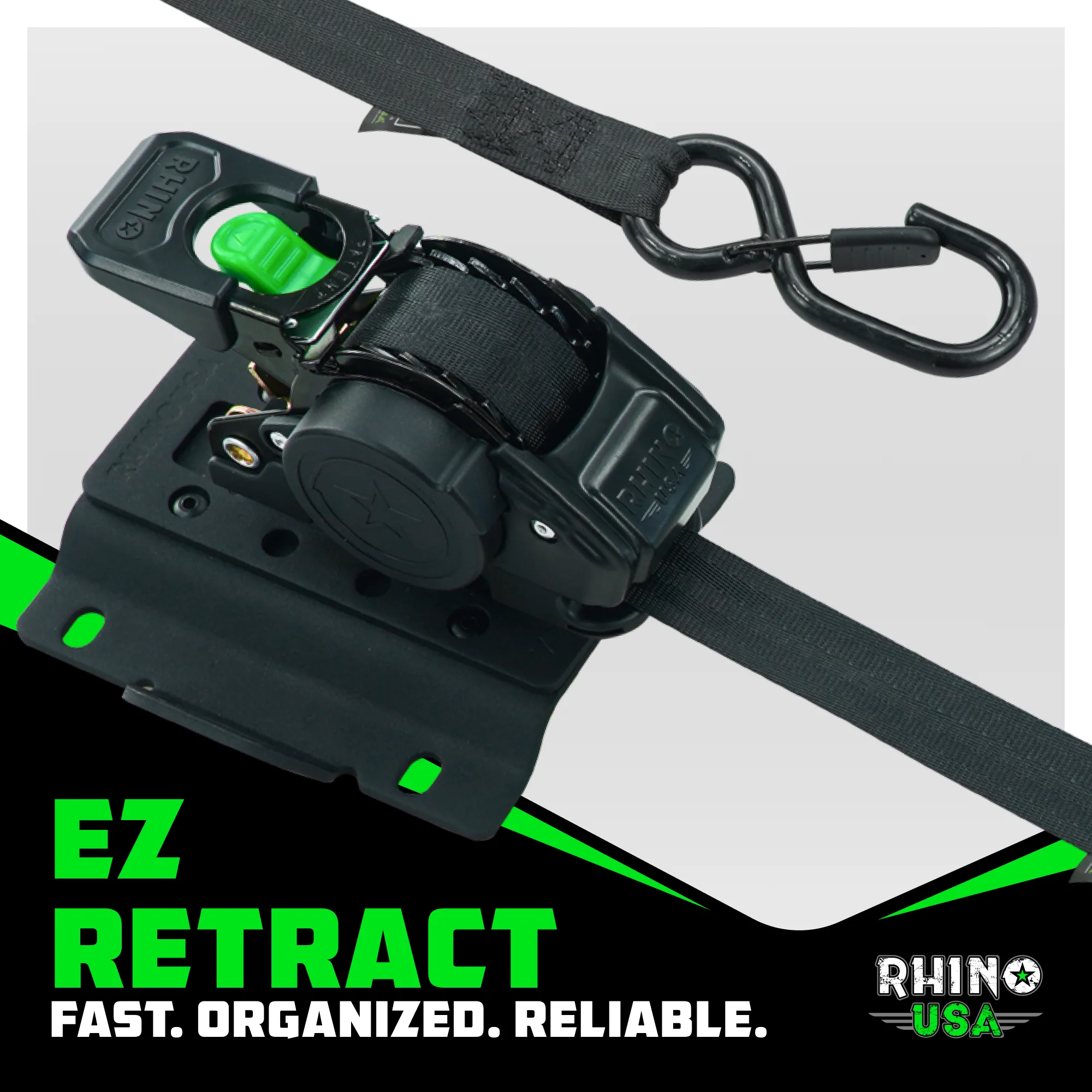 Bed-Mounted Retractable Ratchet Straps (Ford Trucks) - Image 3