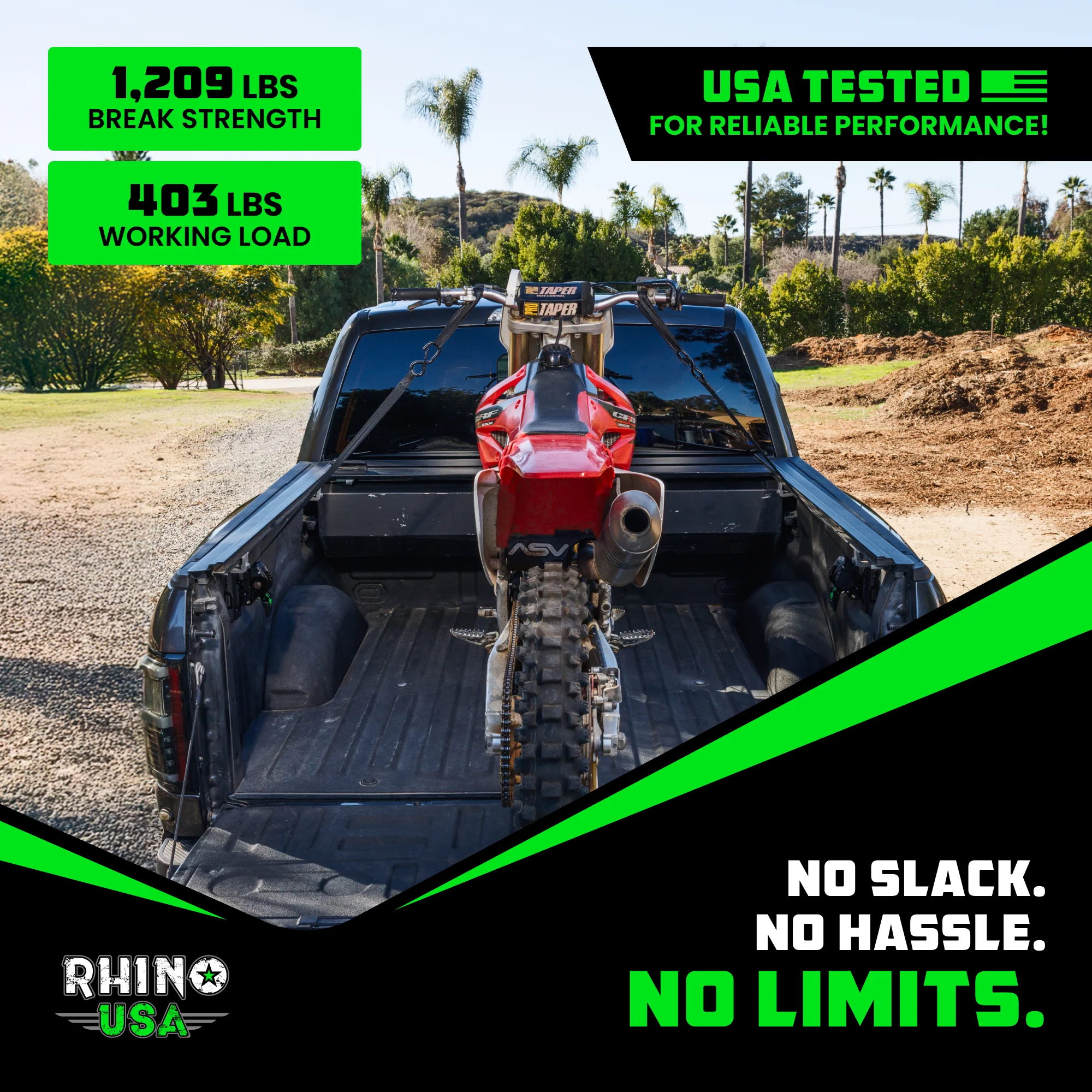 Bed-Mounted Retractable Ratchet Straps (Ford Trucks) - Image 5